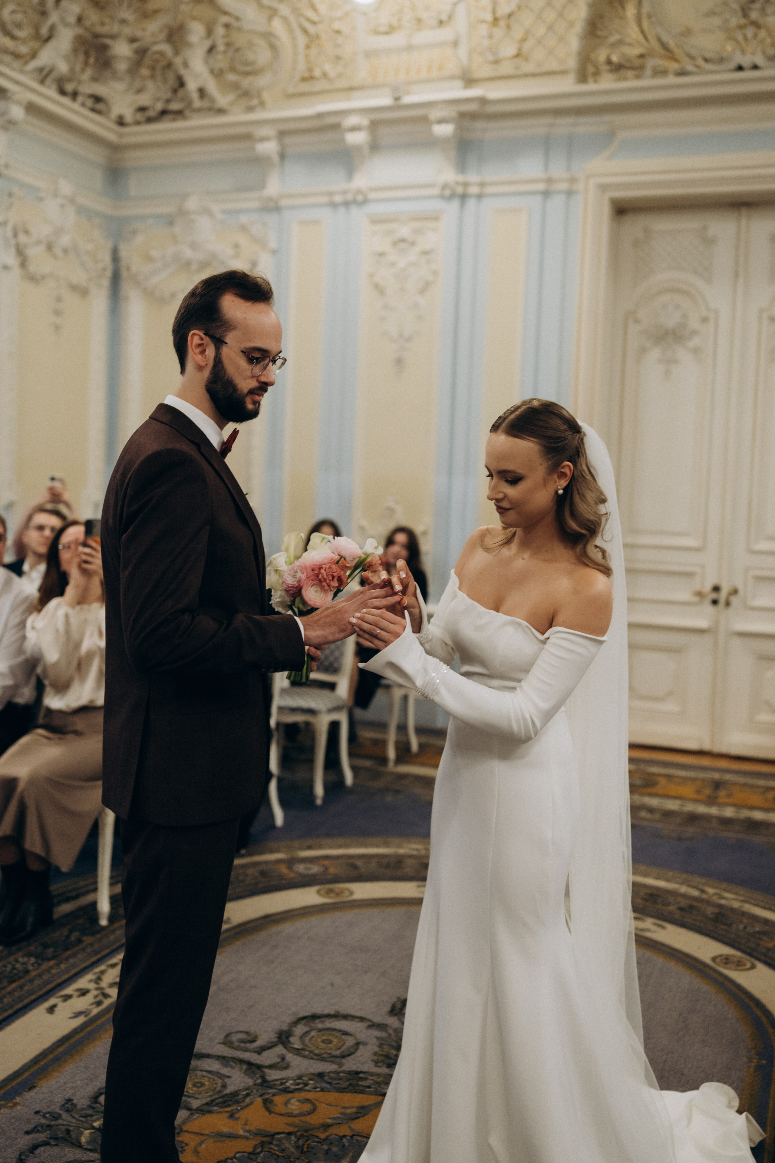 Юра и Полина | 2-й дворец и Половцова. Свадебный и love story фотограф в Санкт-Петербурге