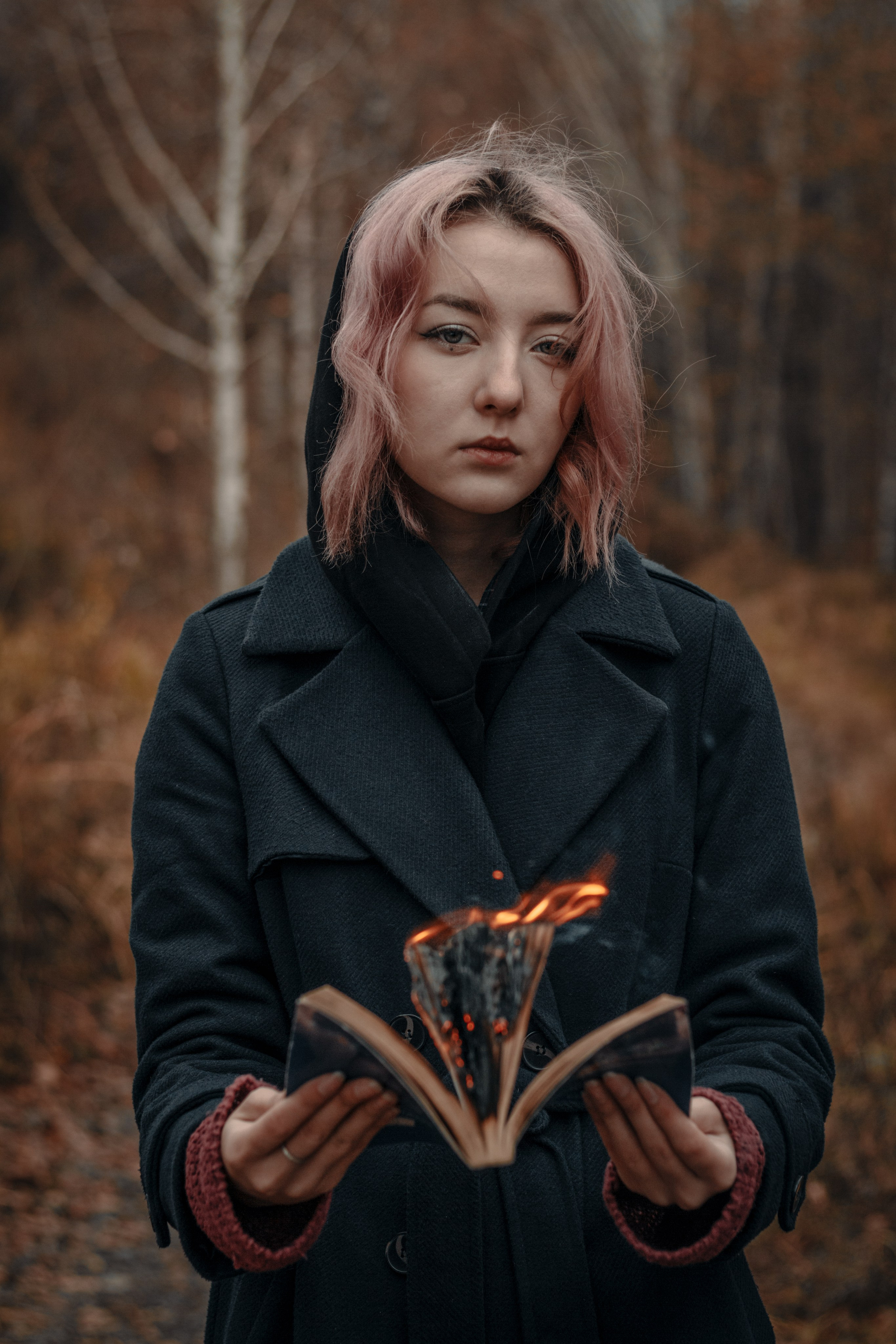 Осень. Фотограф в Новокузнецке