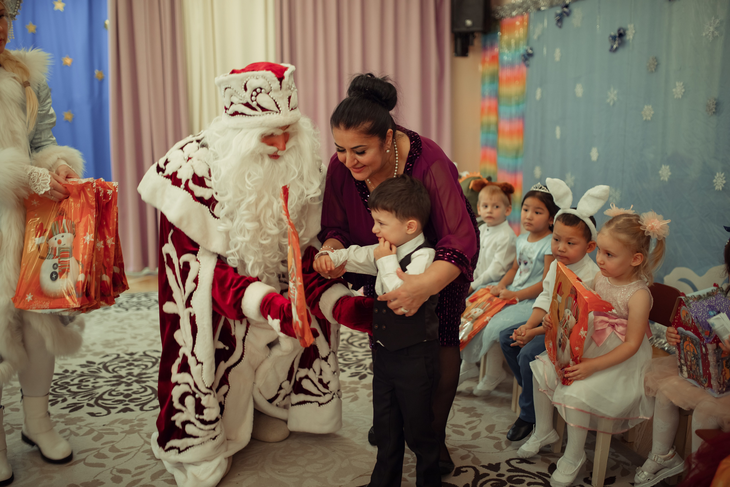 Новогодний утренник в детском саду. Семейный и детский фотограф в Москве Дорогова Екатерина