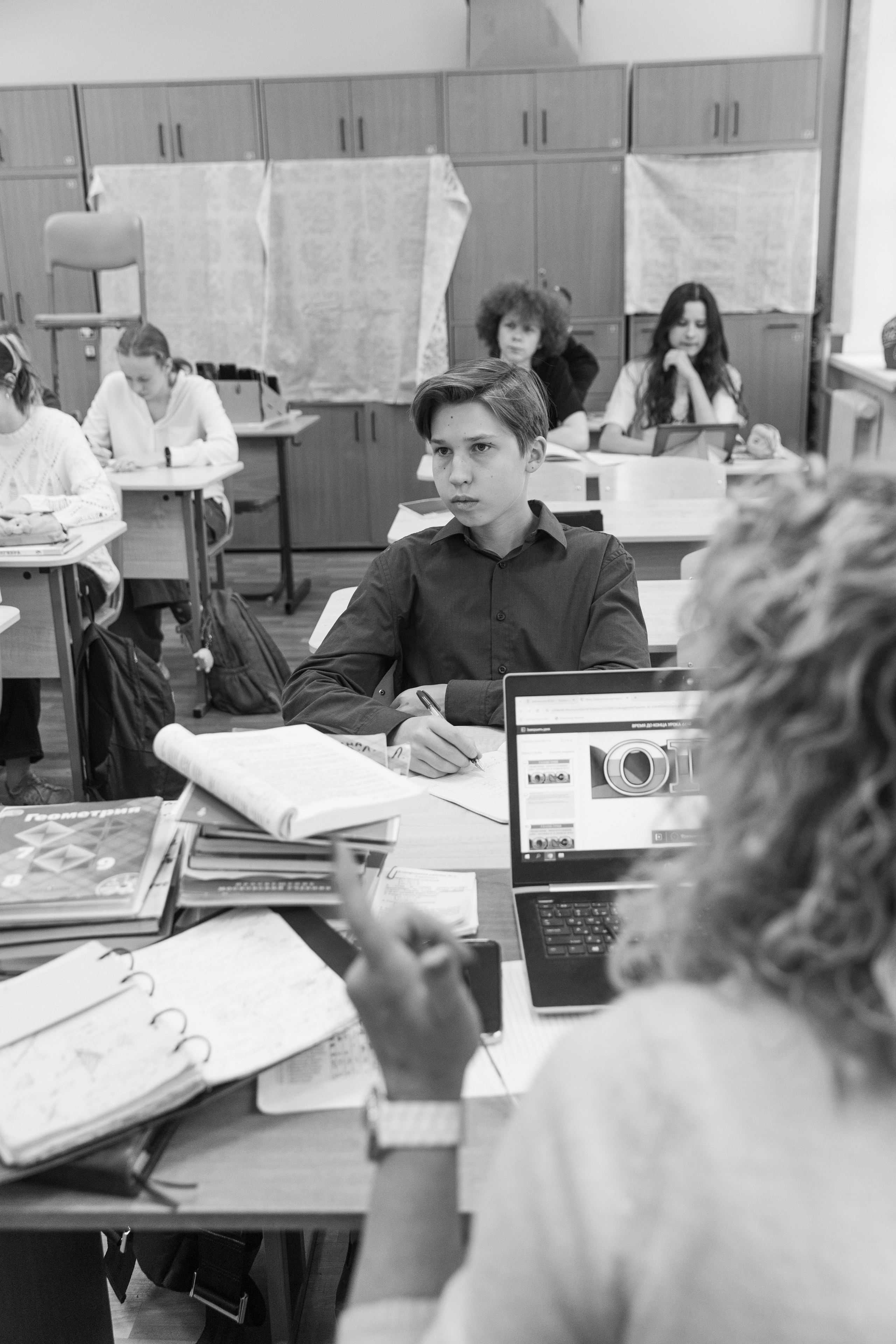 Репортаж с урока. Школьный фотограф в Москве Семенова Ирина