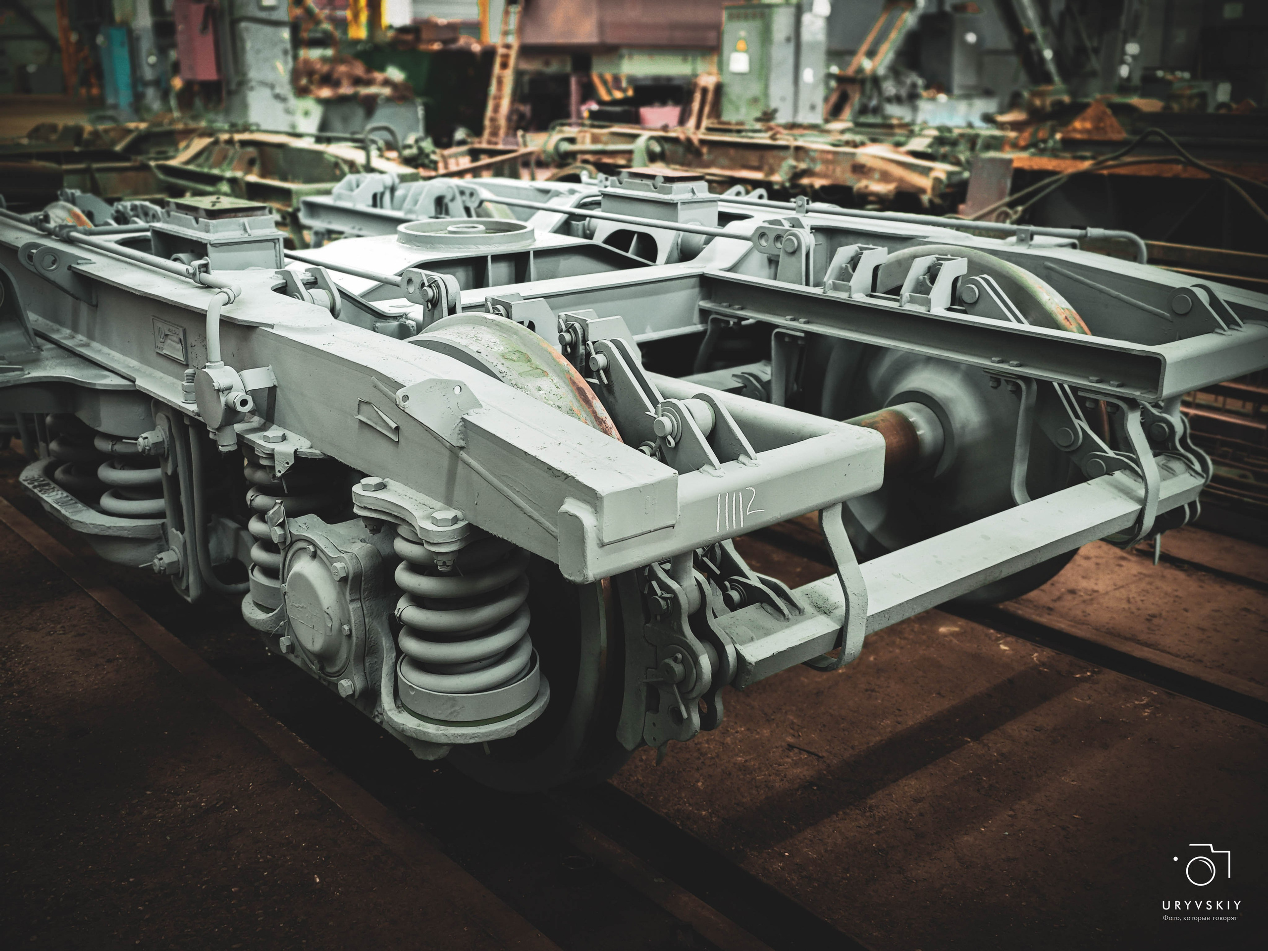 Красноярский электровагоноремонтный завод. Игорь Урывский. Фотограф Красноярск