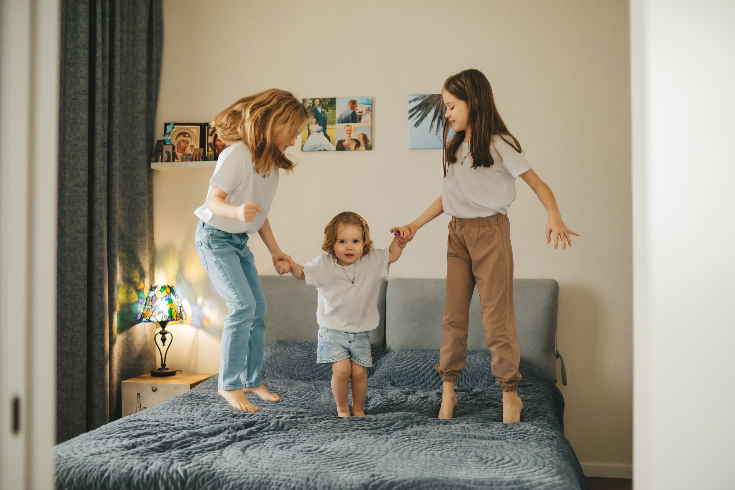 Семья Пети и Алёны (домашняя фотосессия). Семейный и детский фотограф и видеограф в Москве, Дрокина Наталья