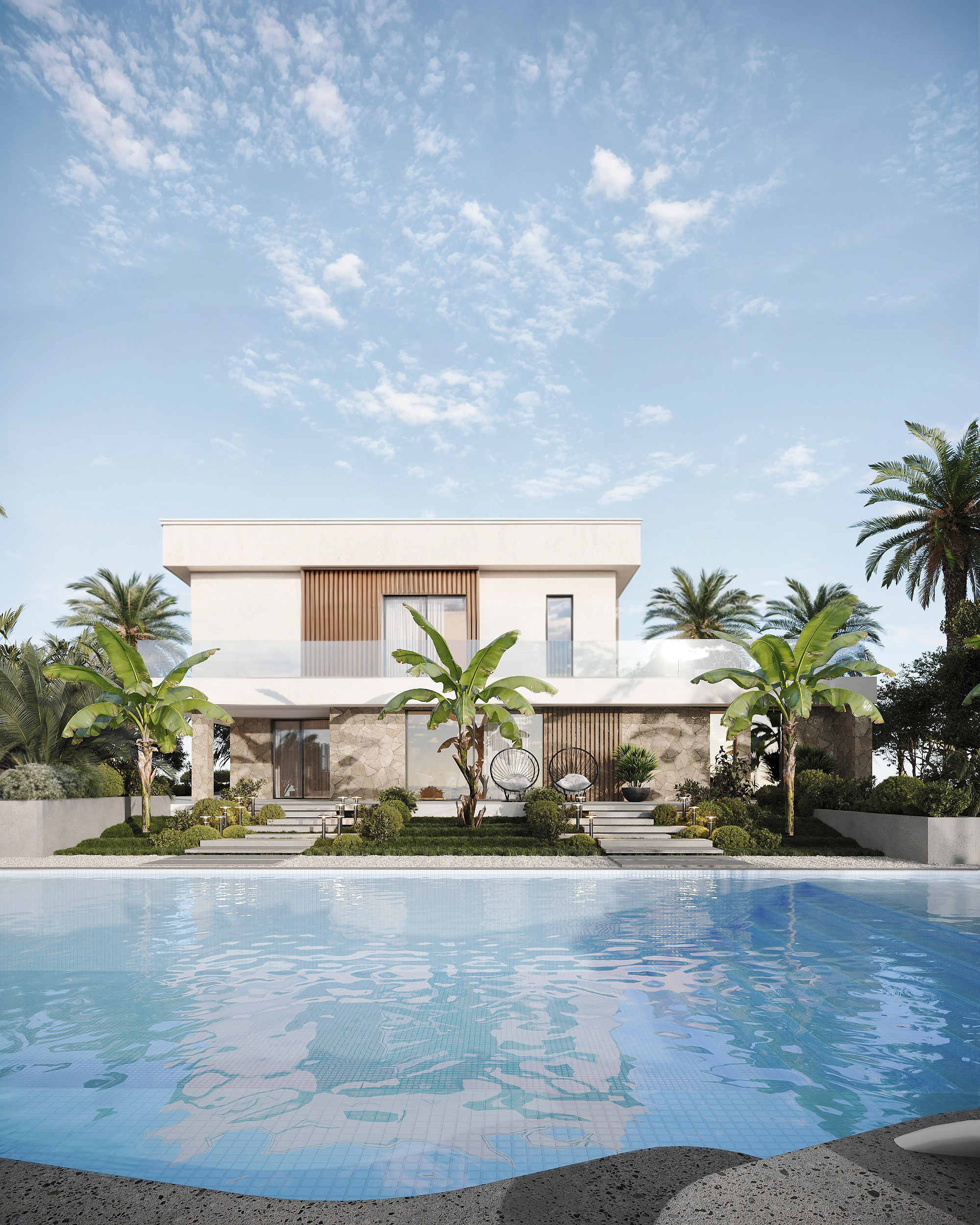 Сoastal residence. Solovets visualization