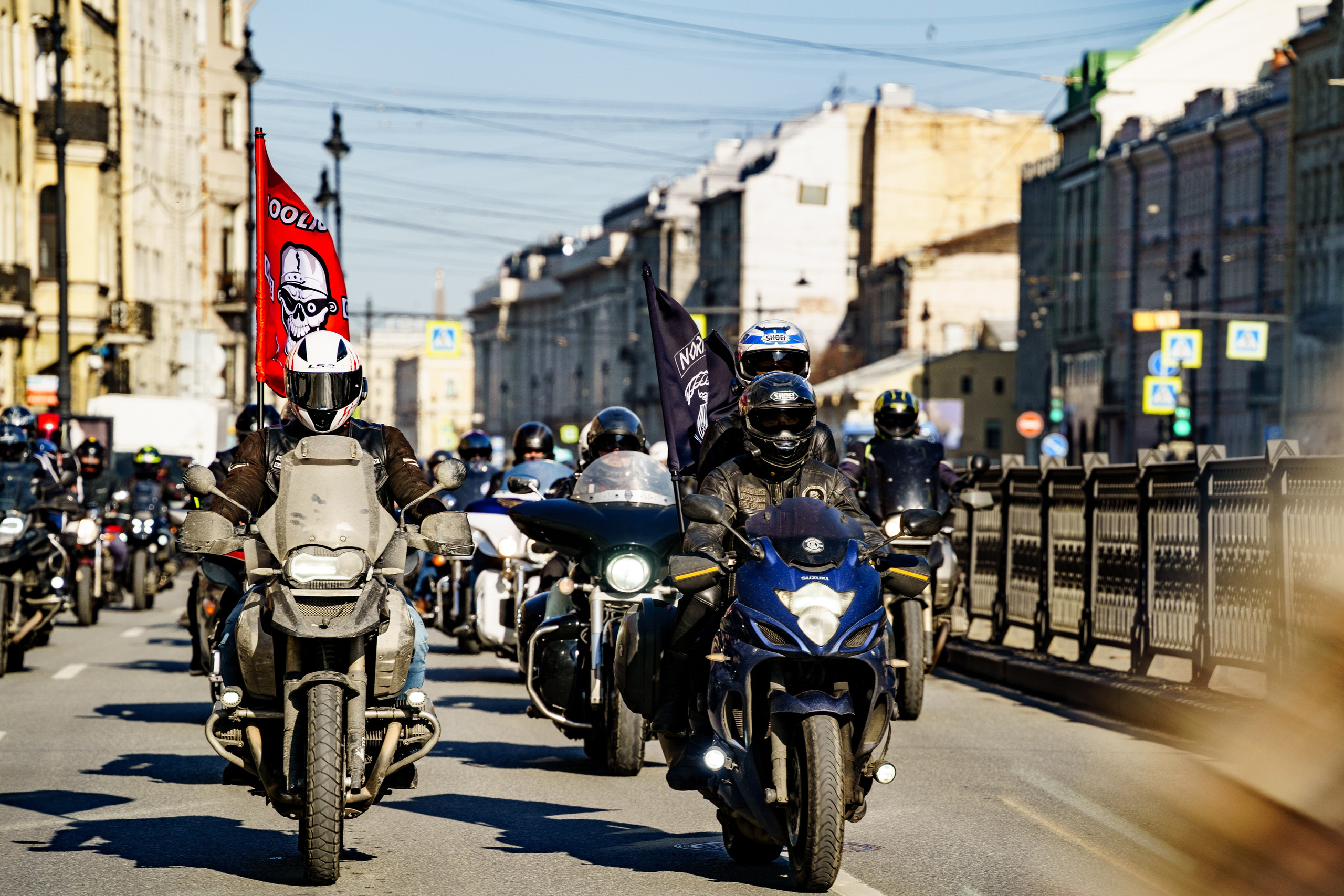 Прохват мотоклуба Norman Riders ч.1. Концертный и репортажный фотограф в Санкт-Петербурге Слава Пахомов
