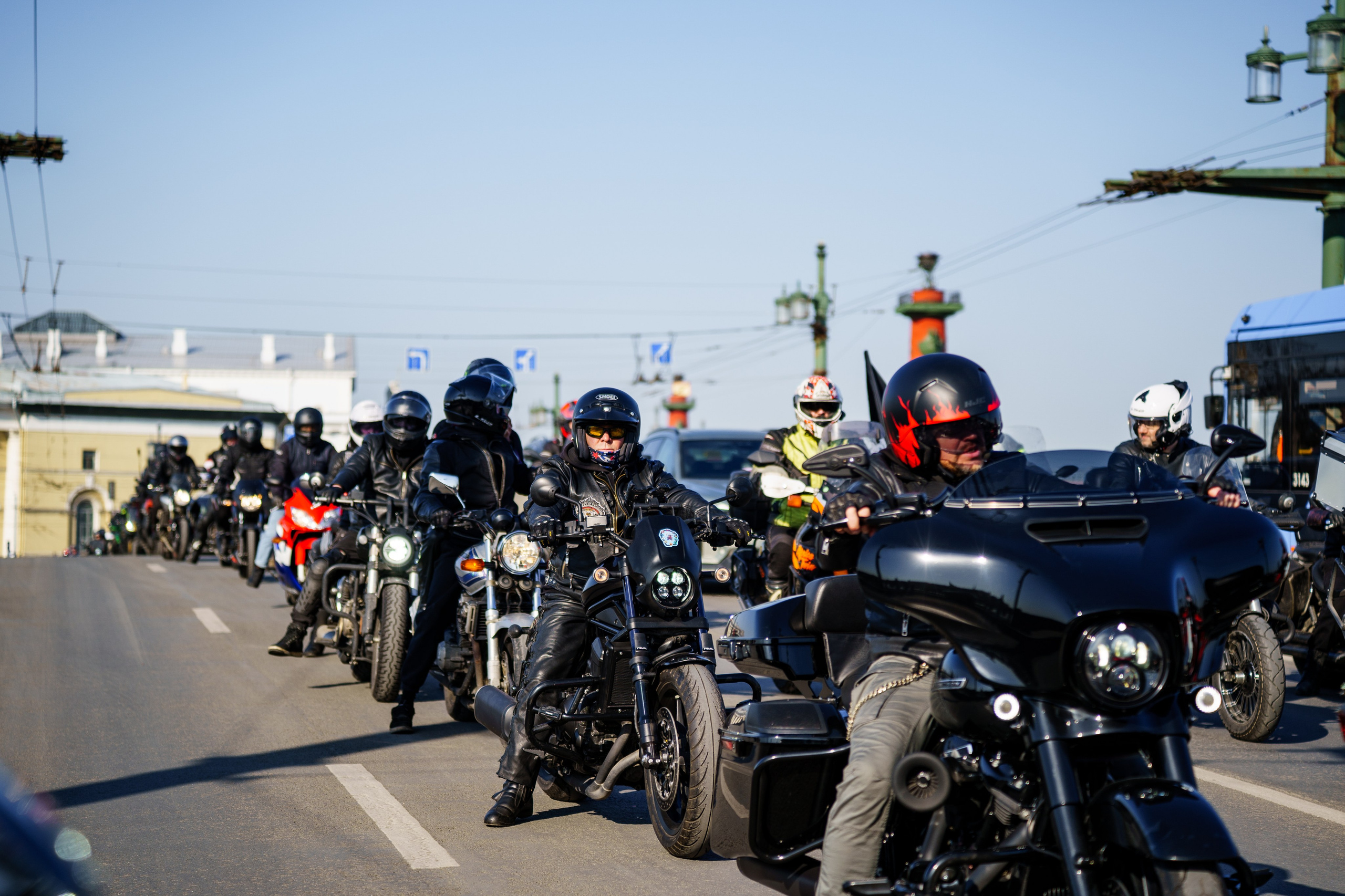 Прохват мотоклуба Norman Riders ч.1. Концертный и репортажный фотограф в Санкт-Петербурге Слава Пахомов