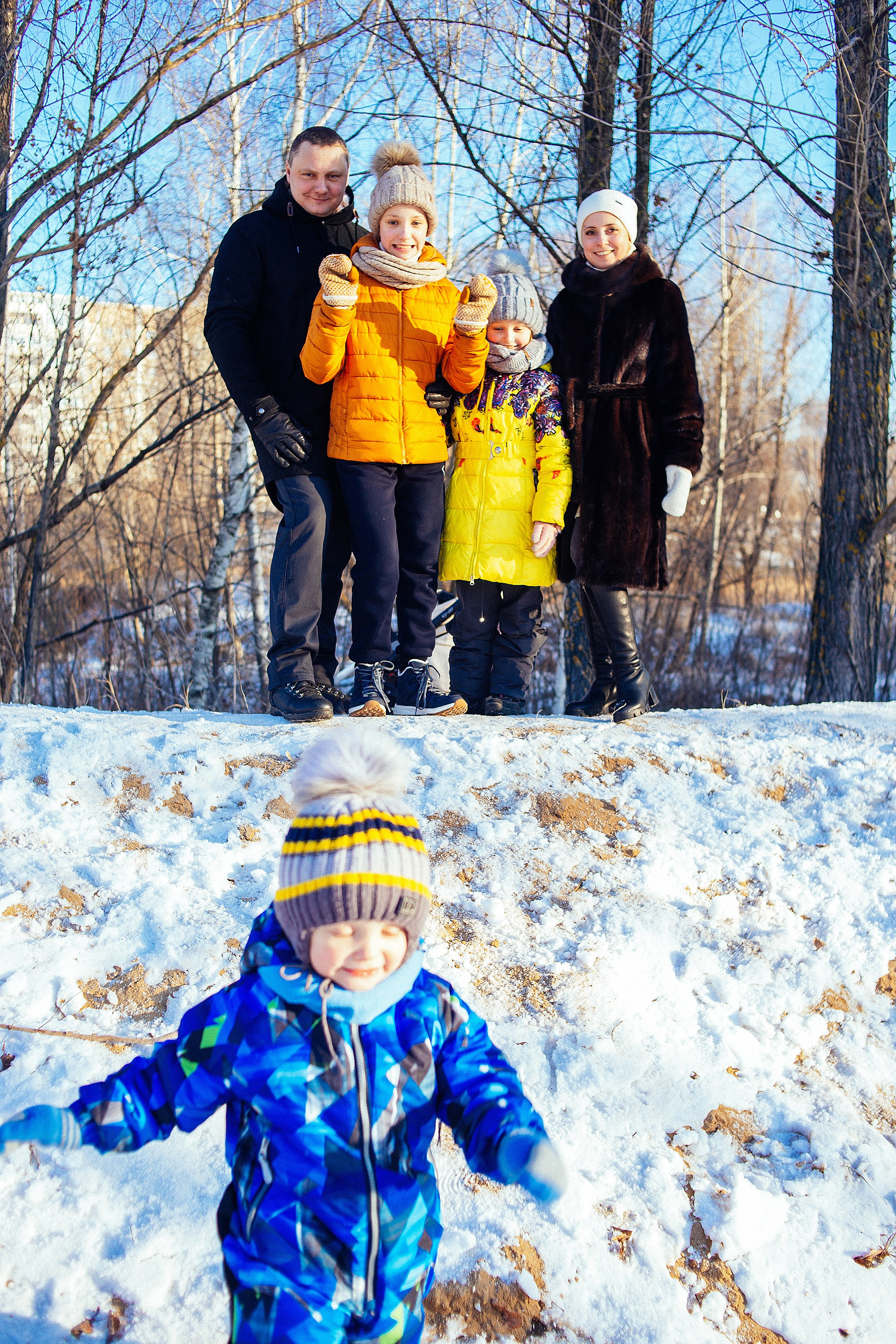 Зимняя фотопрогулка на мещерском озере с мандаринами. Детский и семейный фотограф, фотограф мероприятий Нижний Новгород