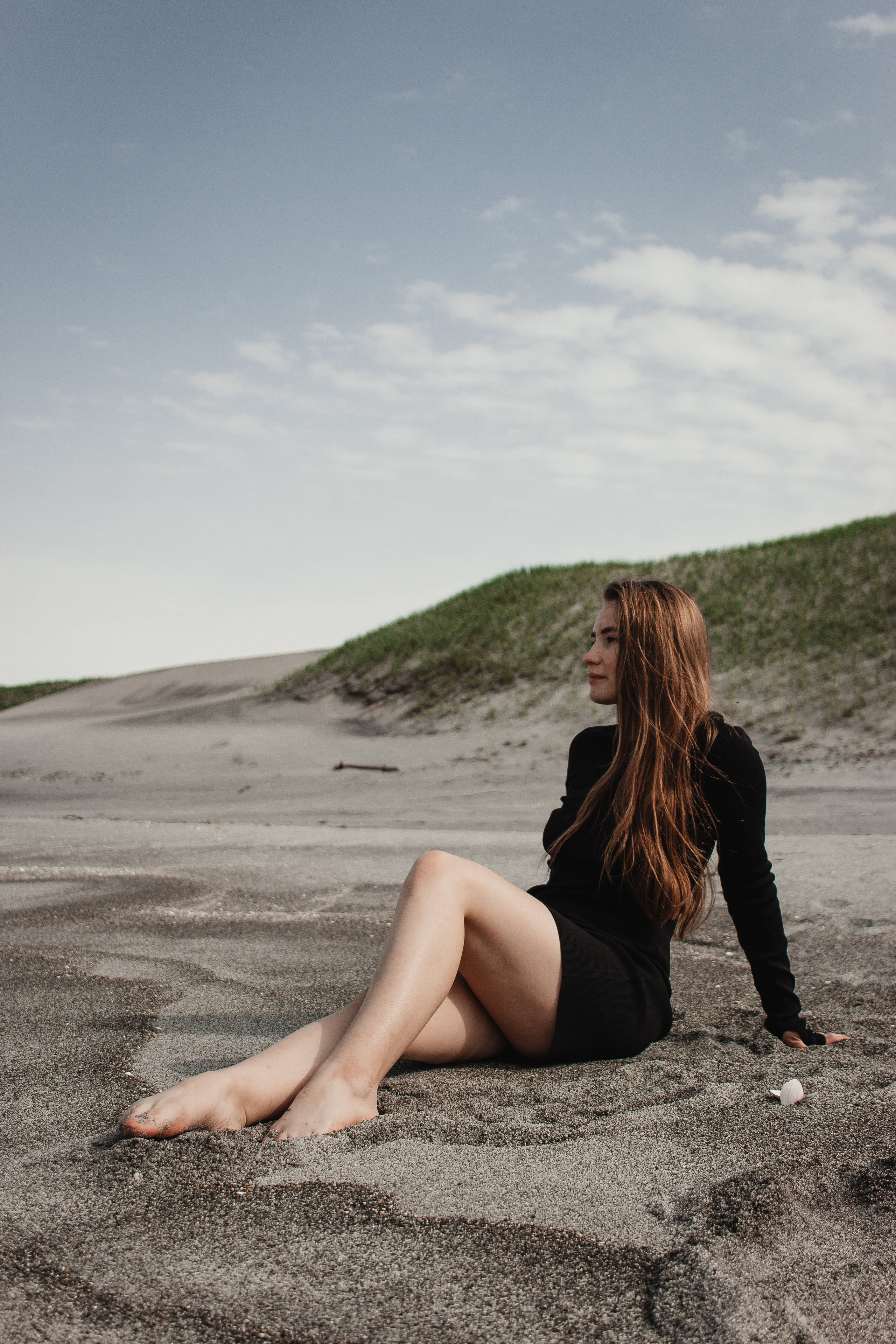 Катя | Белый пляж. Фотограф Итуруп | Курильские острова