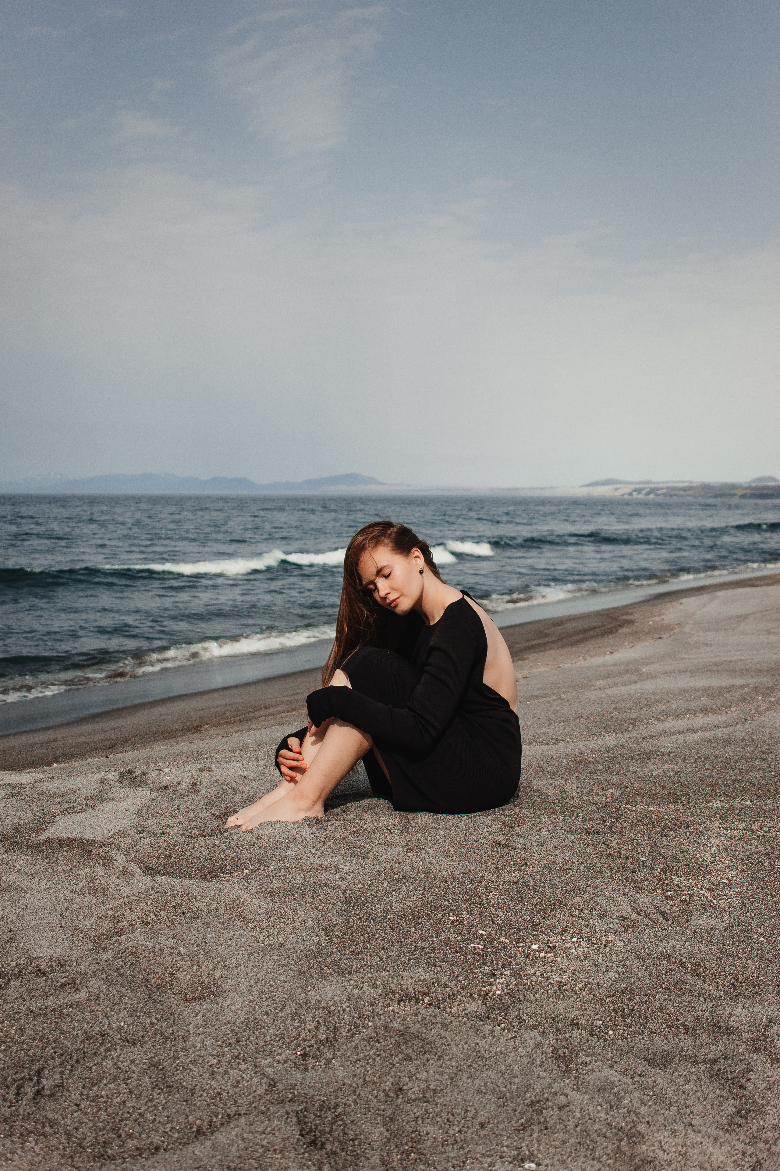 Катя | Белый пляж. Фотограф Итуруп | Курильские острова