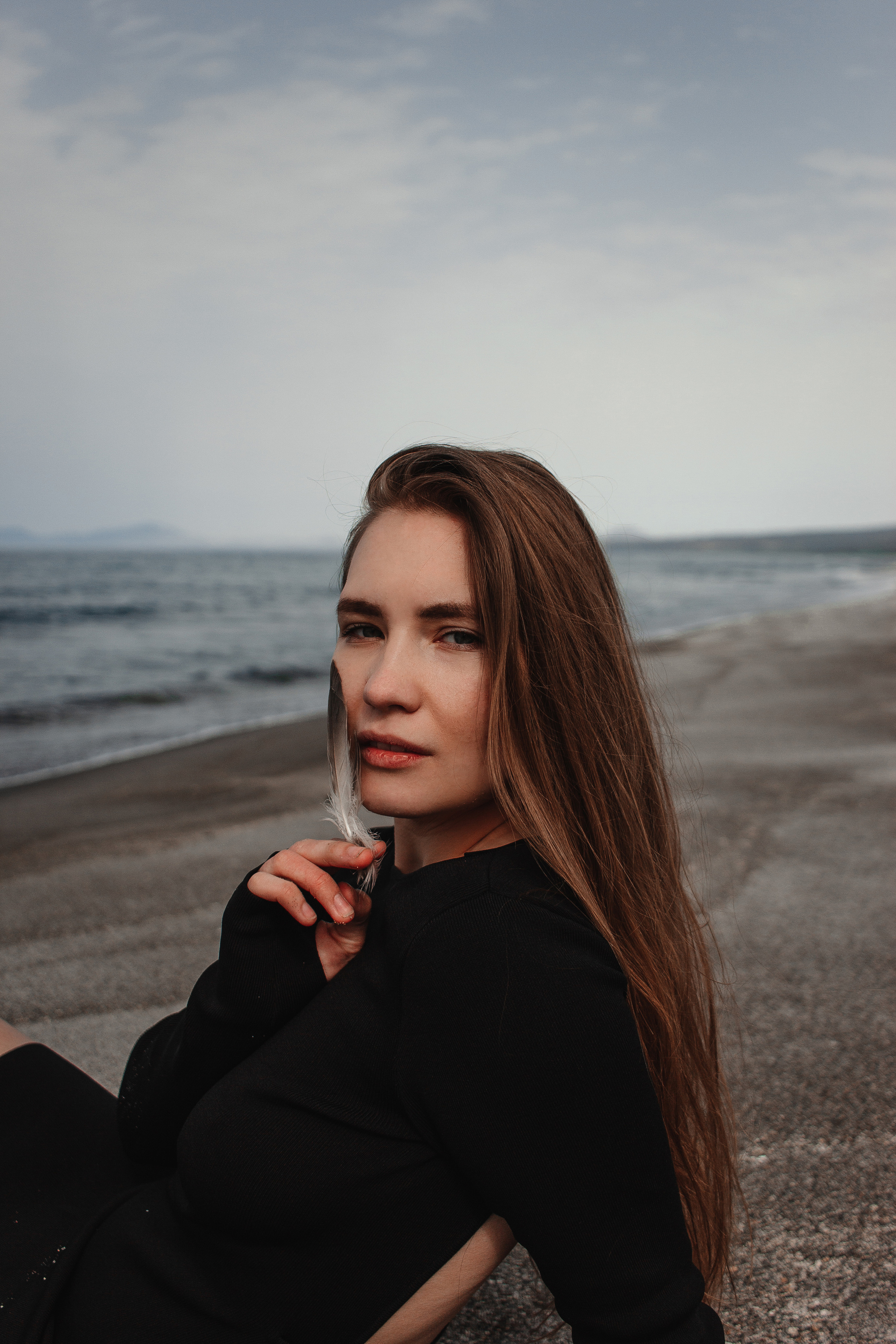 Катя | Белый пляж. Фотограф Итуруп | Курильские острова