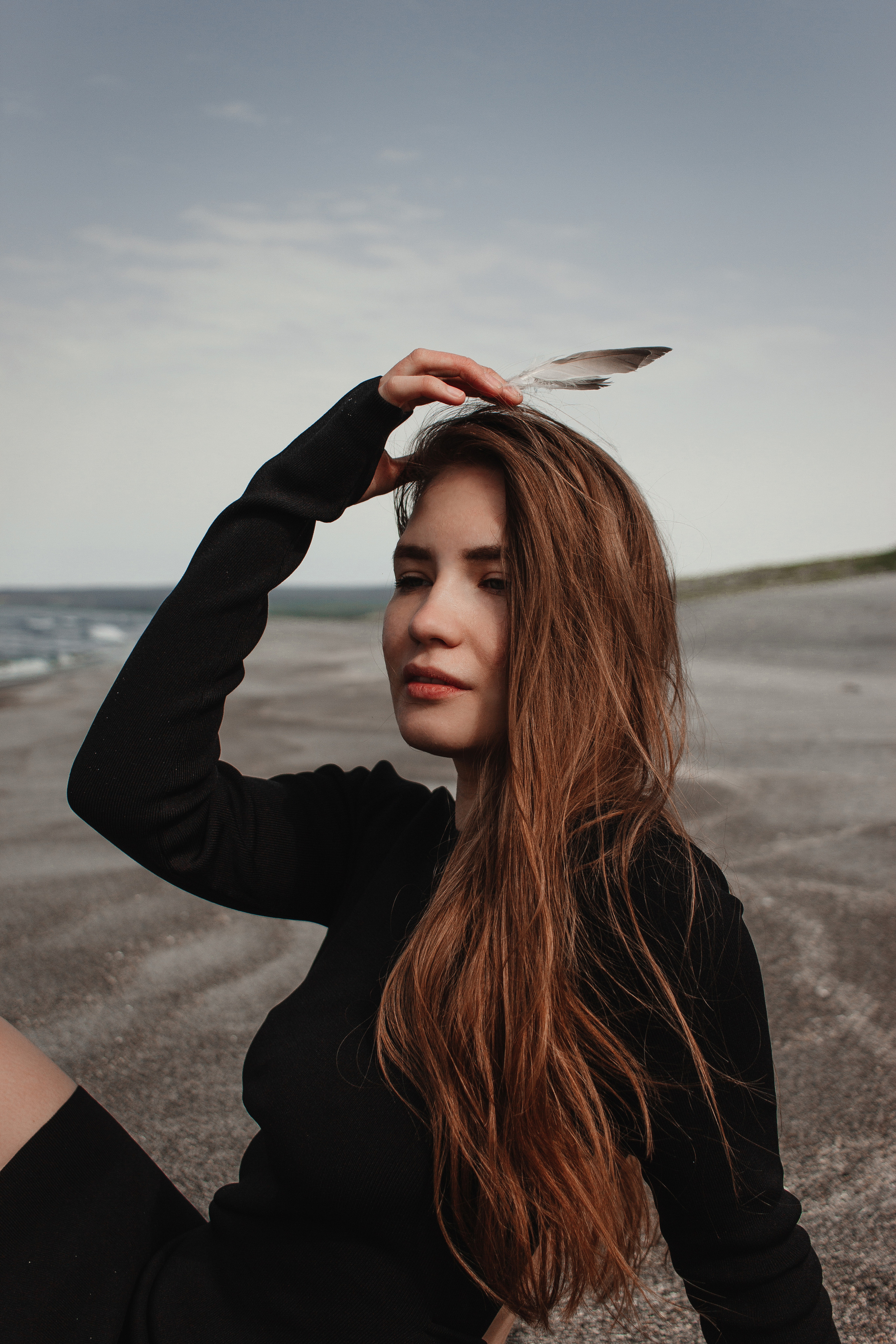 Катя | Белый пляж. Фотограф Итуруп | Курильские острова