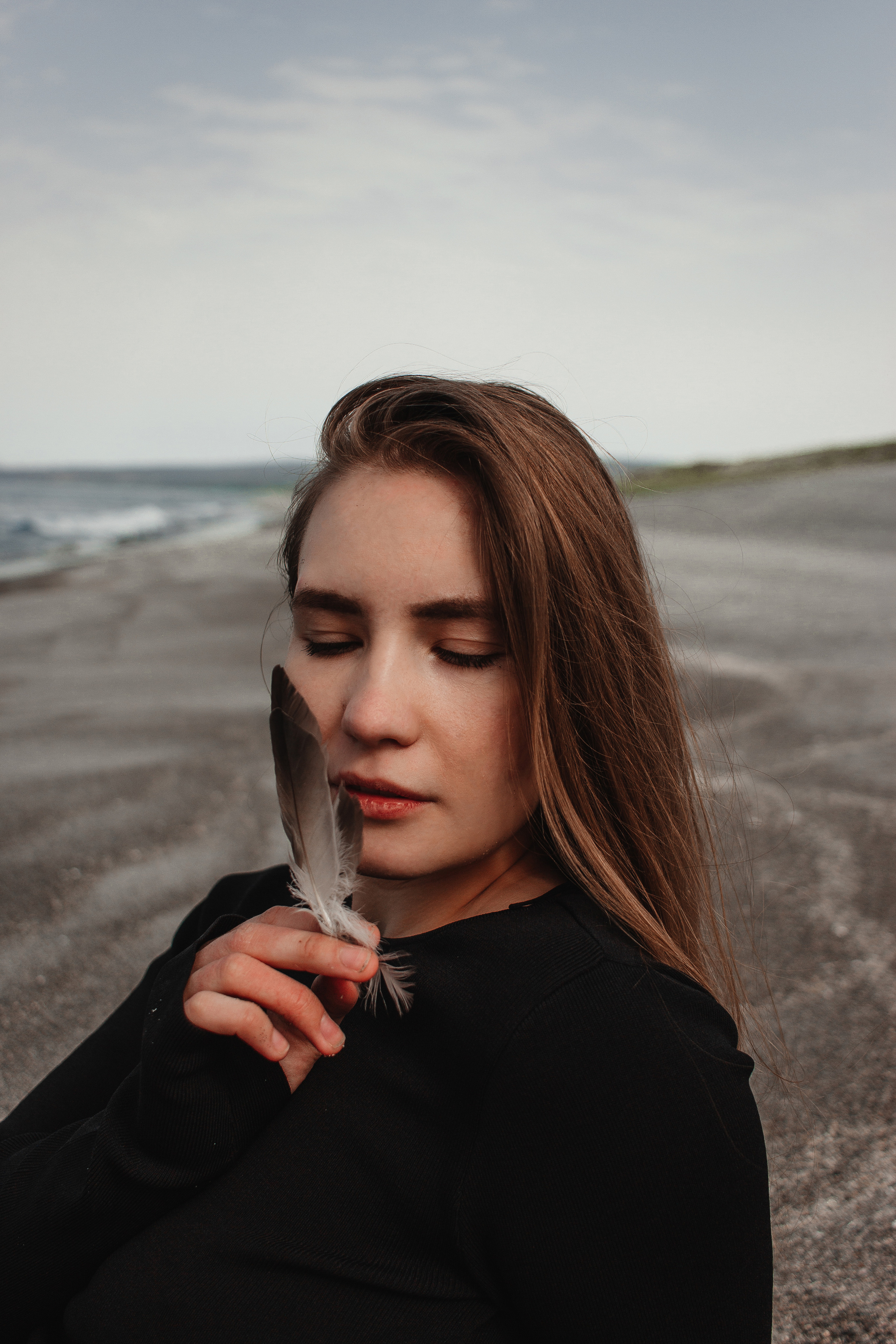 Катя | Белый пляж. Фотограф Итуруп | Курильские острова