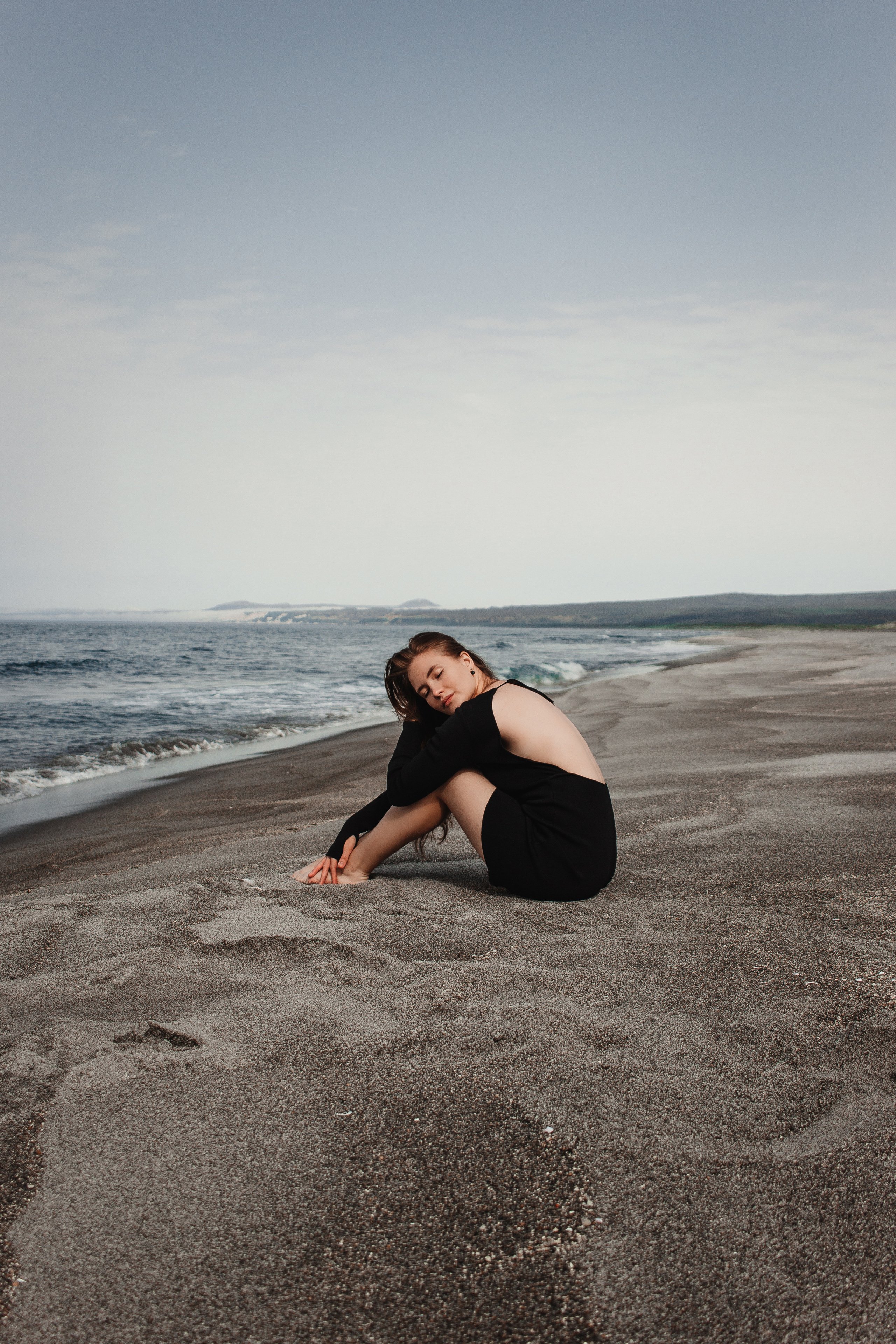 Катя | Белый пляж. Фотограф Итуруп | Курильские острова