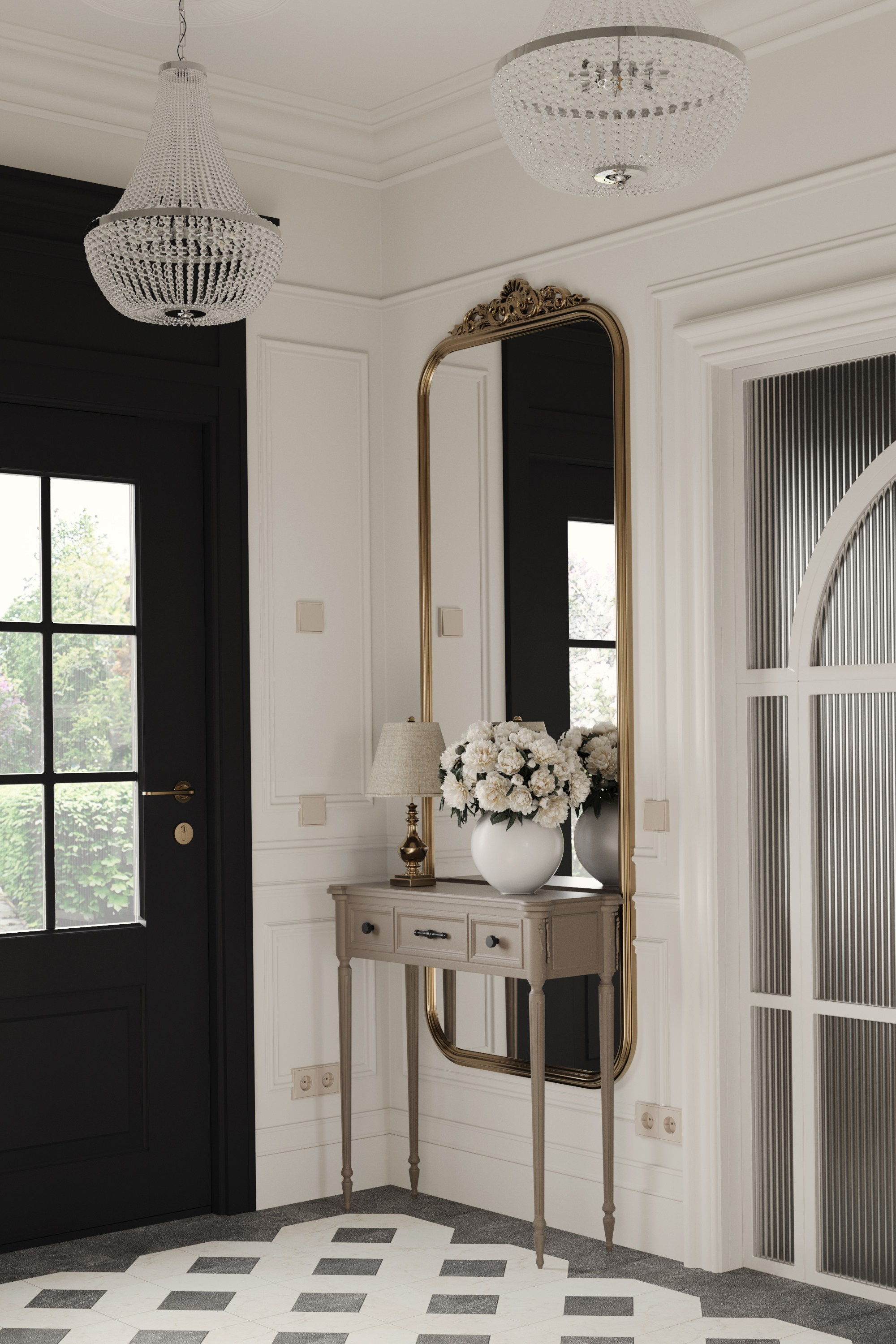 Дом 320 м² для большой семьи в Парижском стиле🤍