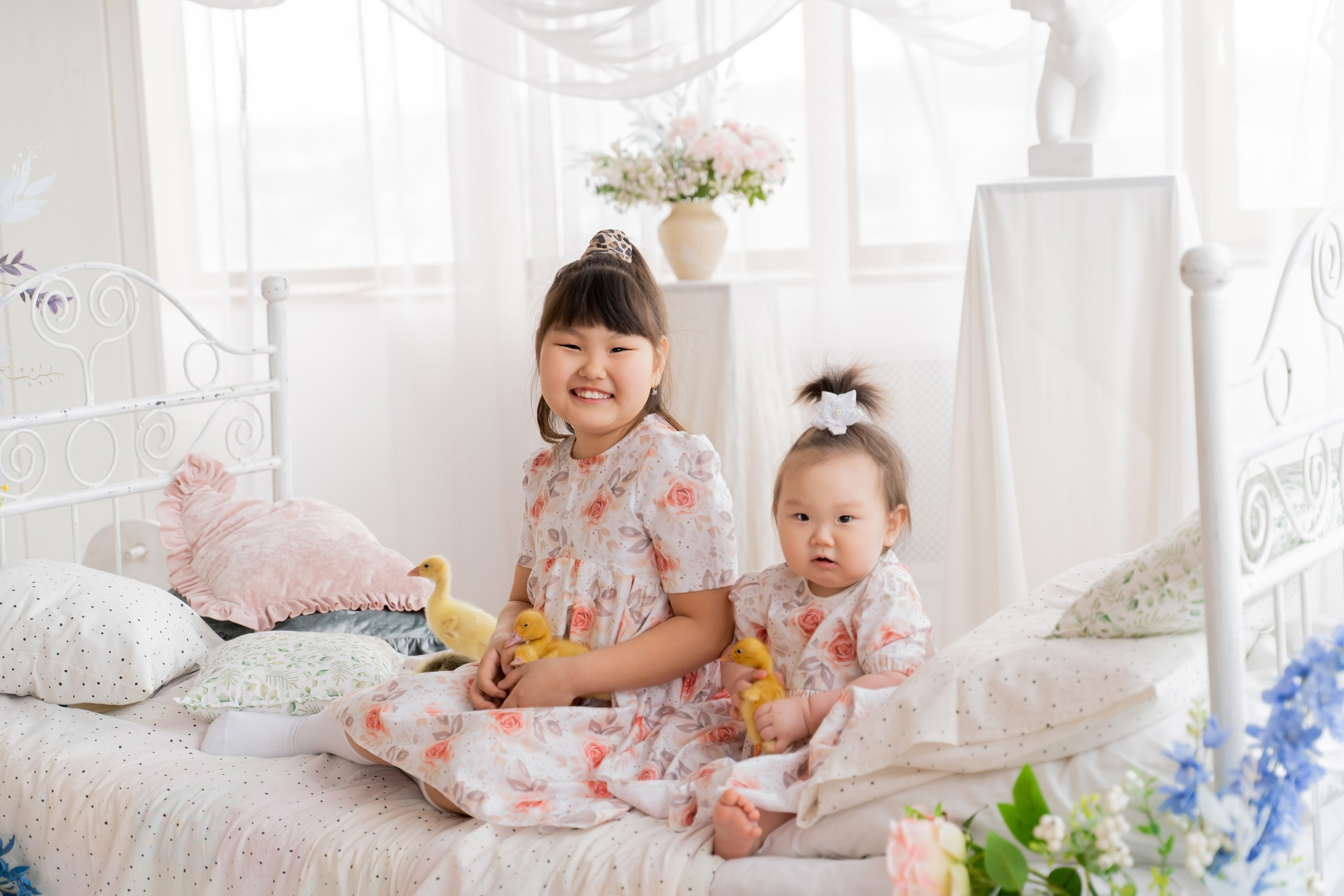 Платья Family look. Фотостудия Малина в городе Улан-Удэ. Фотограф Ирина Жарникова