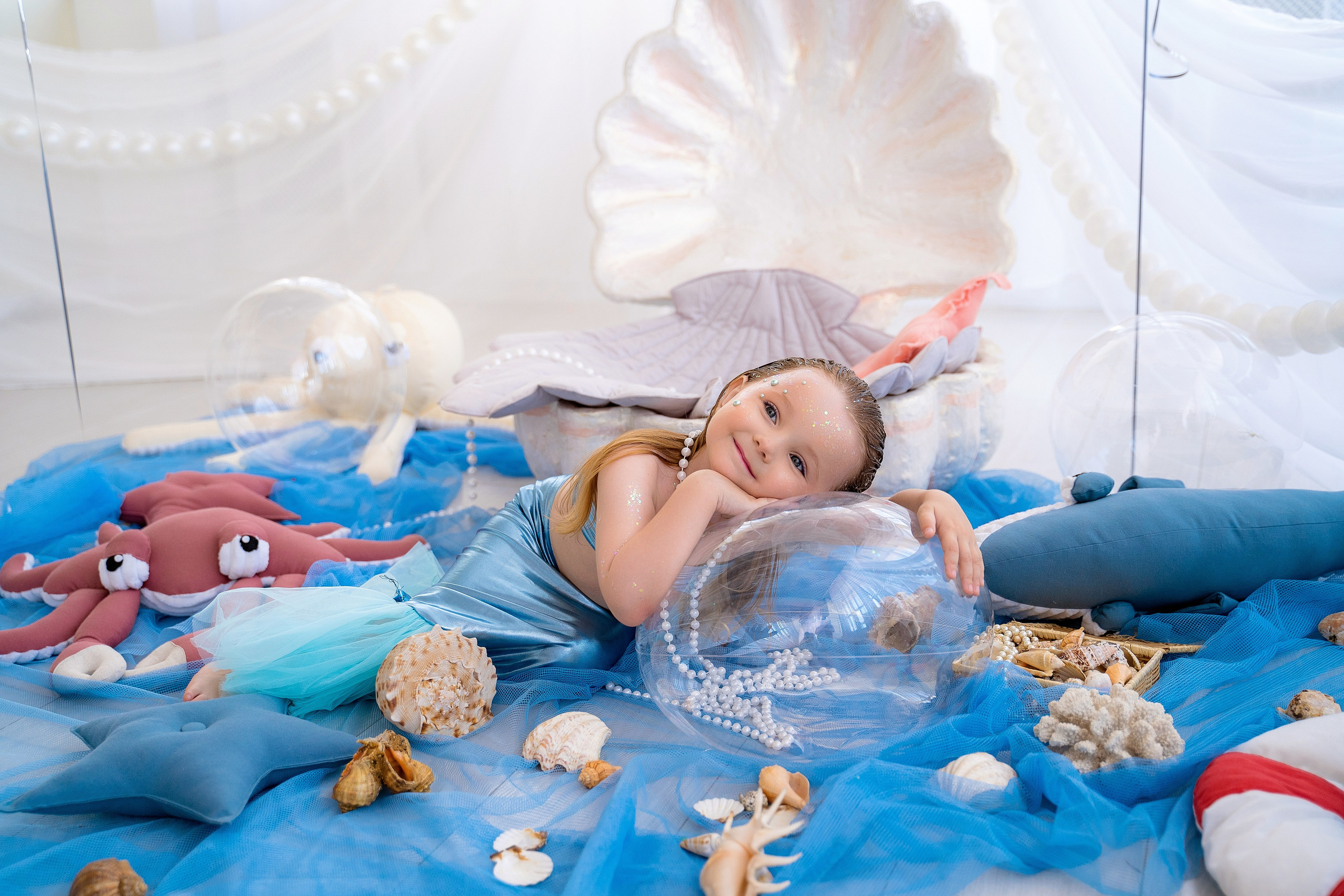 Русалочка. Фотостудия Малина в городе Улан-Удэ. Фотограф Ирина Жарникова