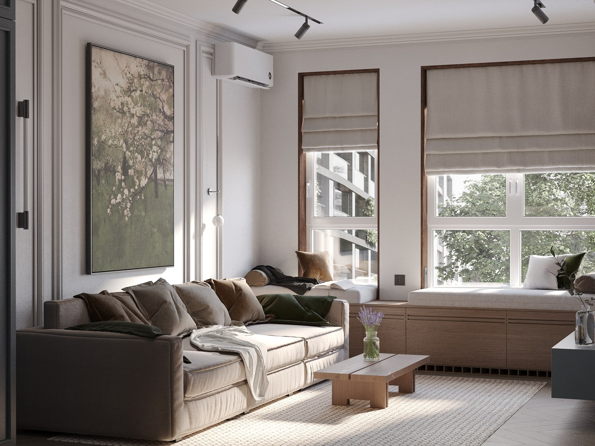 ЖК ELEVEN 82 м² на Лесопарковой. БК студия дизайна интерьера