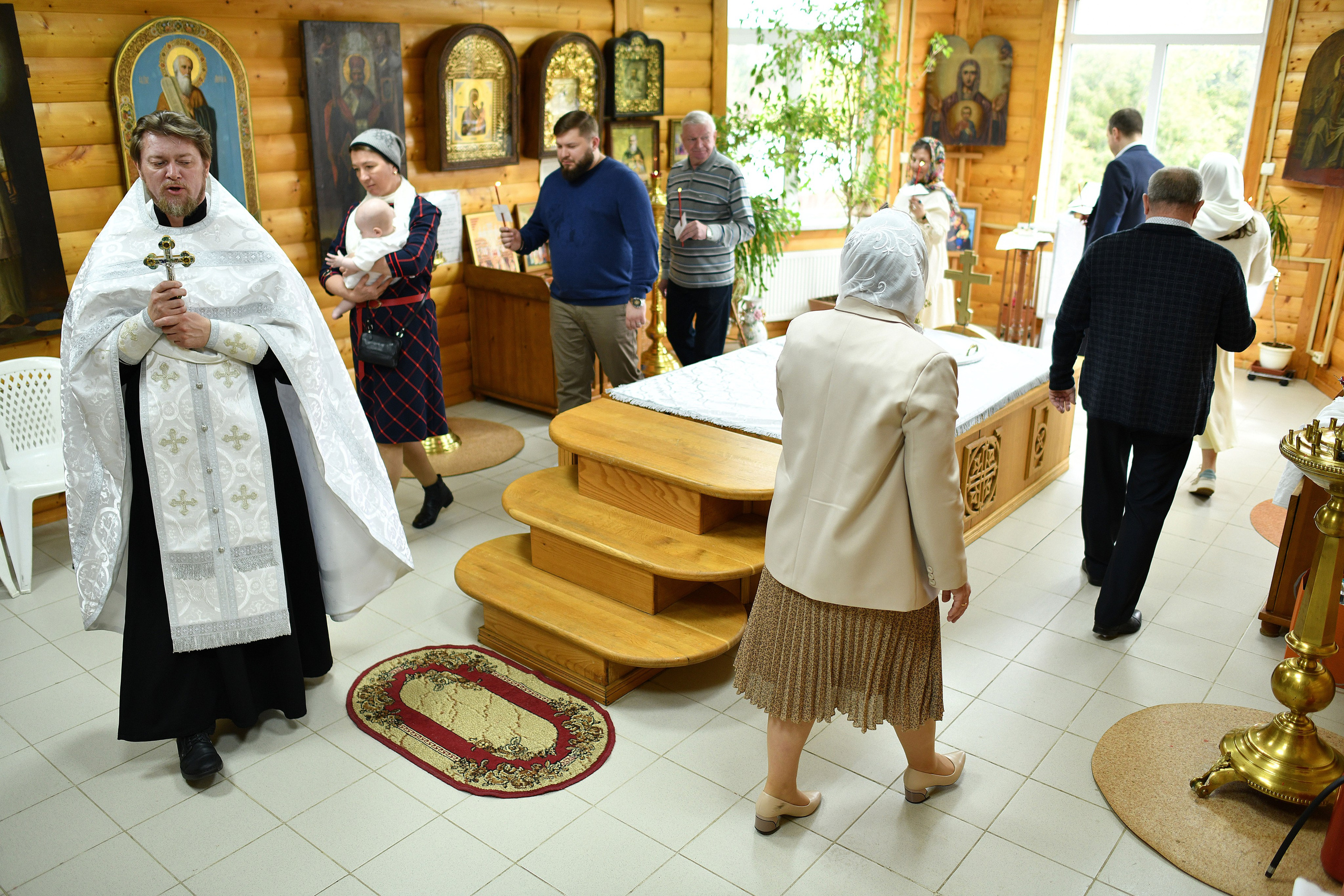 Крещение Феди село Озерецкое Никольская церковь. Свадебный и портретный фотограф в Москве Галина Борисова