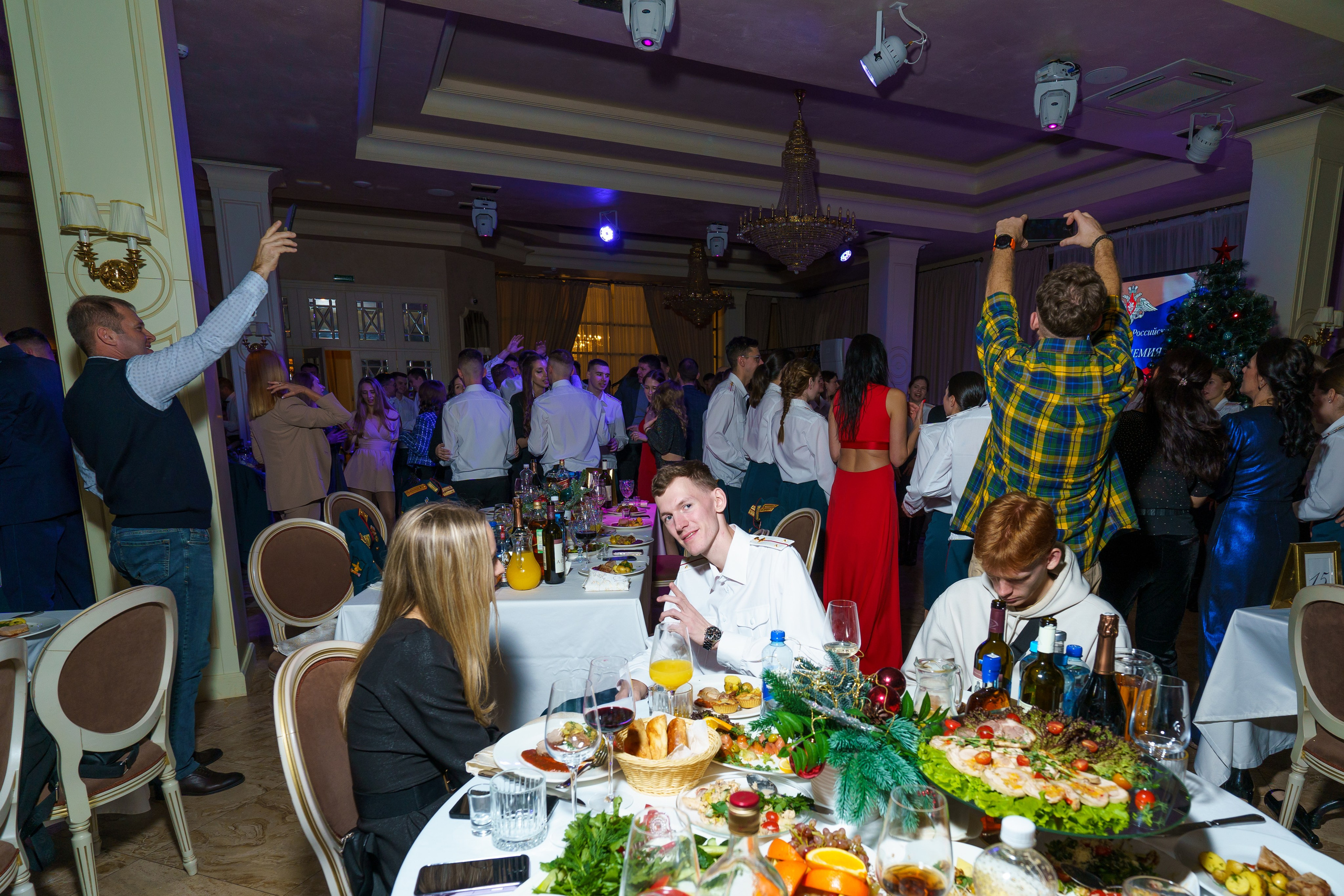 Фотосъемка выпуска военной академии и вручение дипломов