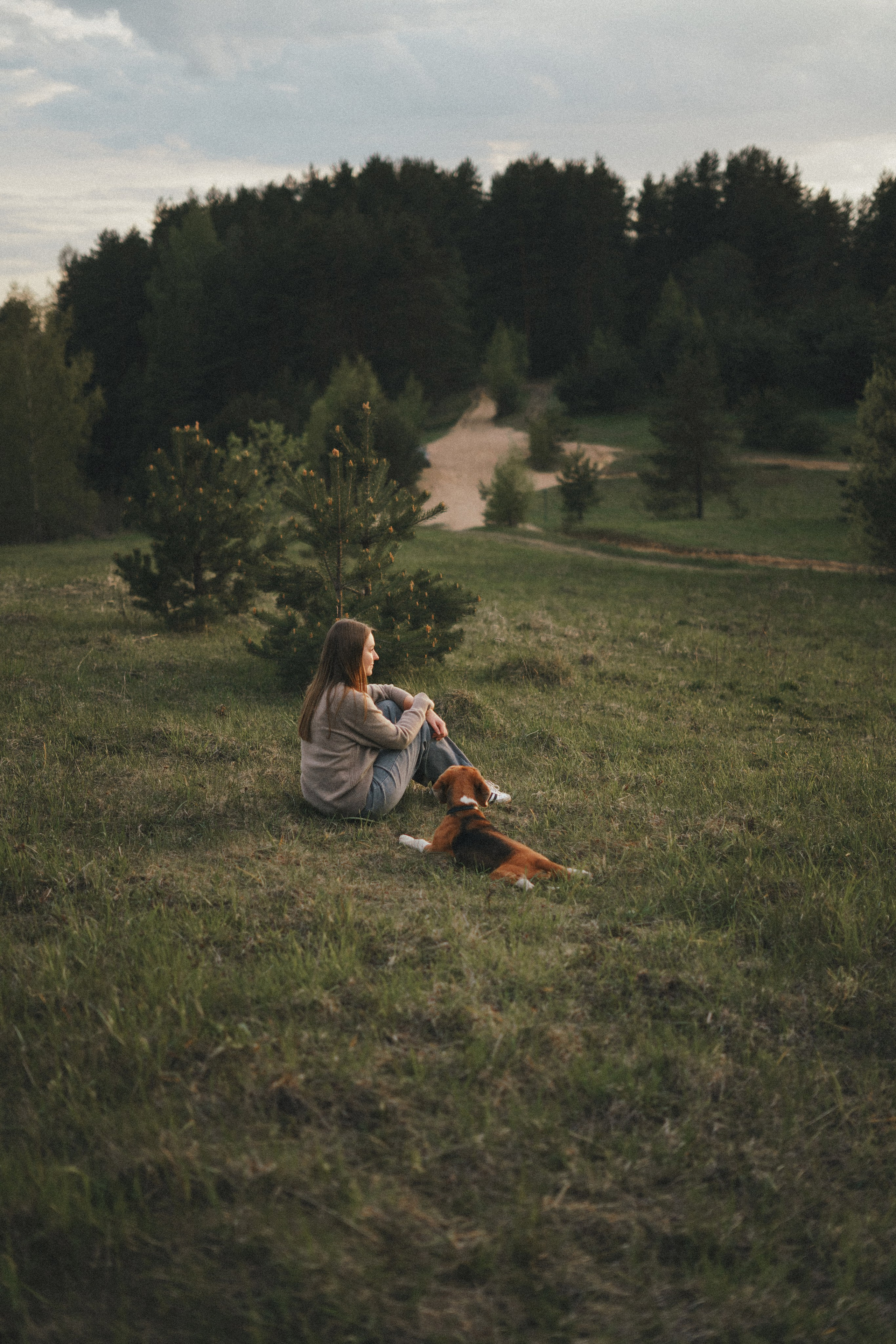 Юля и Зайфер. Фотограф анималист Осипчикова Мария