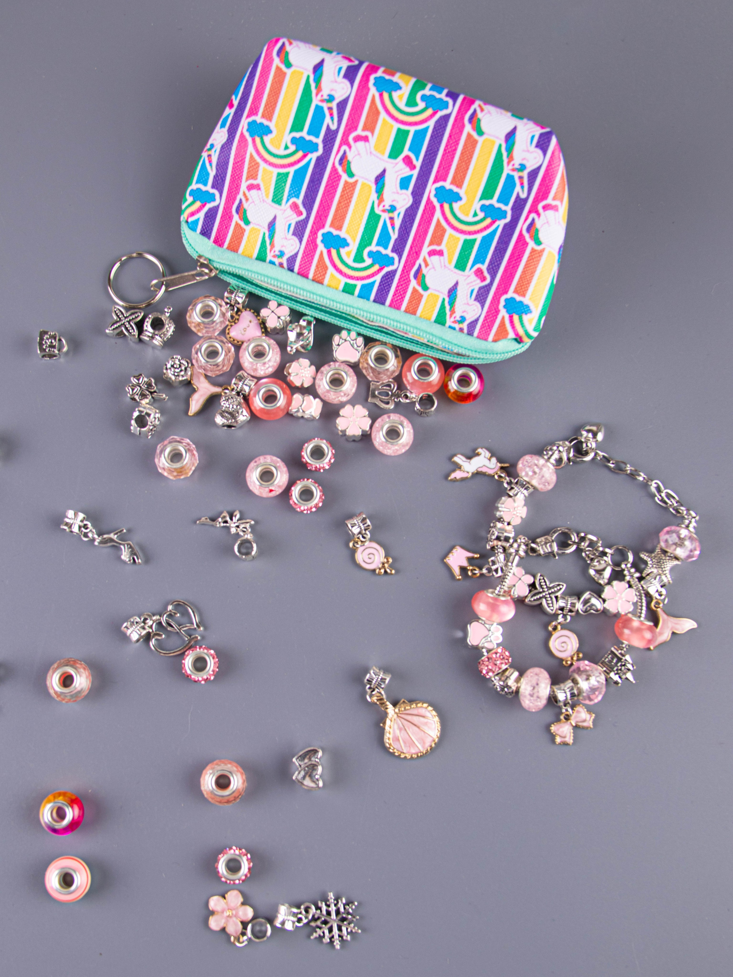 Наборы по созданию браслетов (розовый). «Матрица»