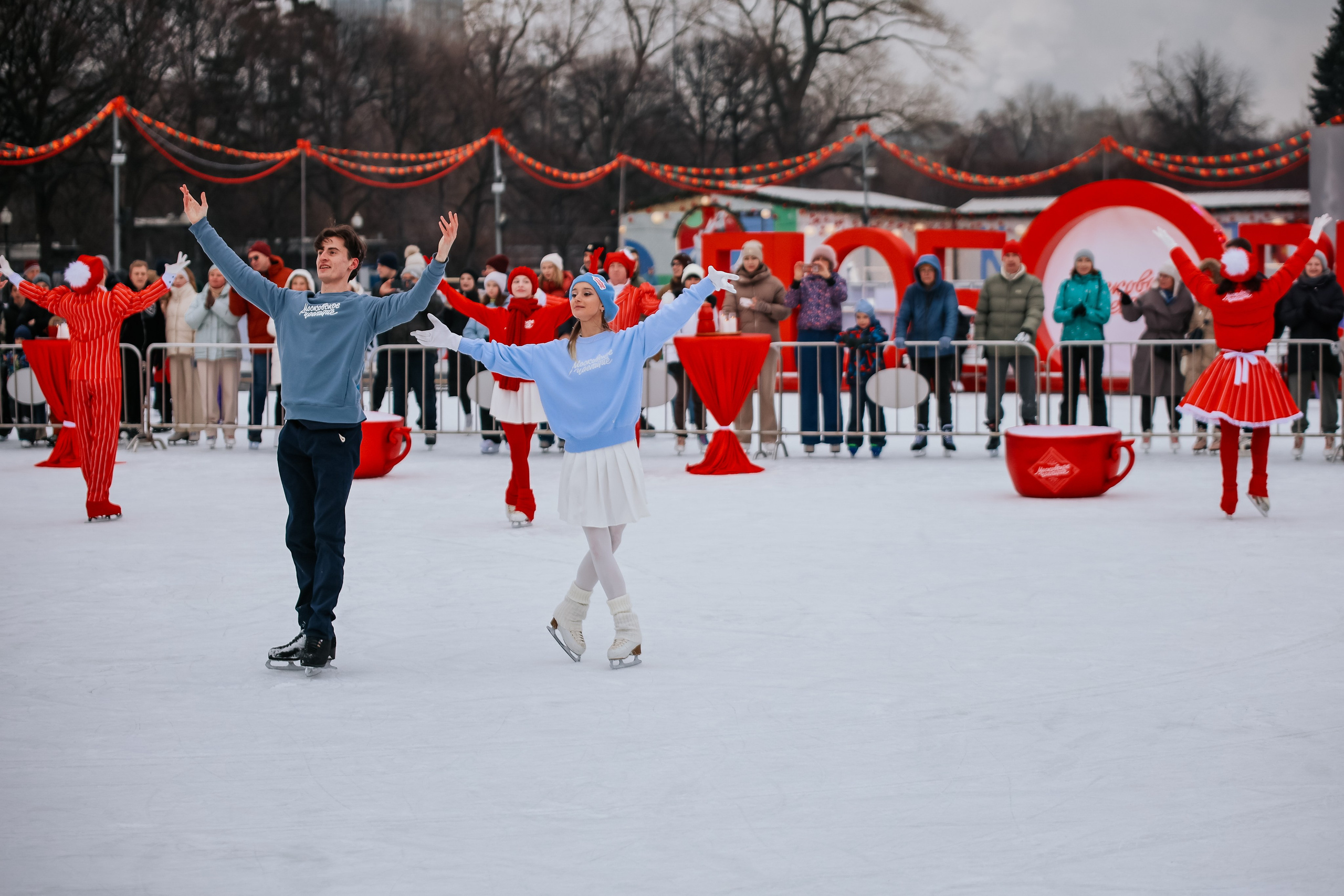 Ледовое шоу Парк Культуры проект Московское Чаепитие. Фотограф и видеограф Анна Домашенко