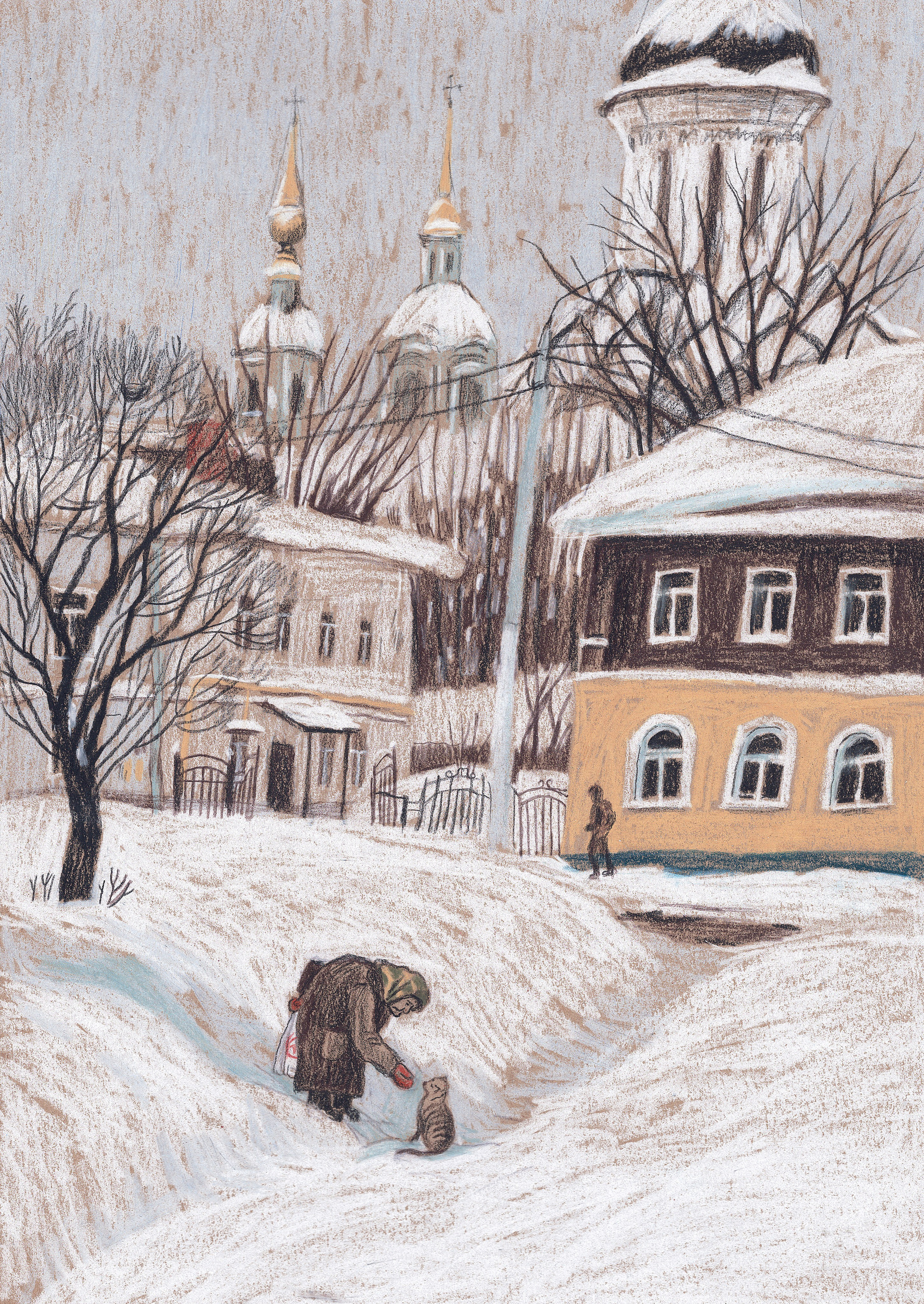 Домики. Художник Карина Милосердова