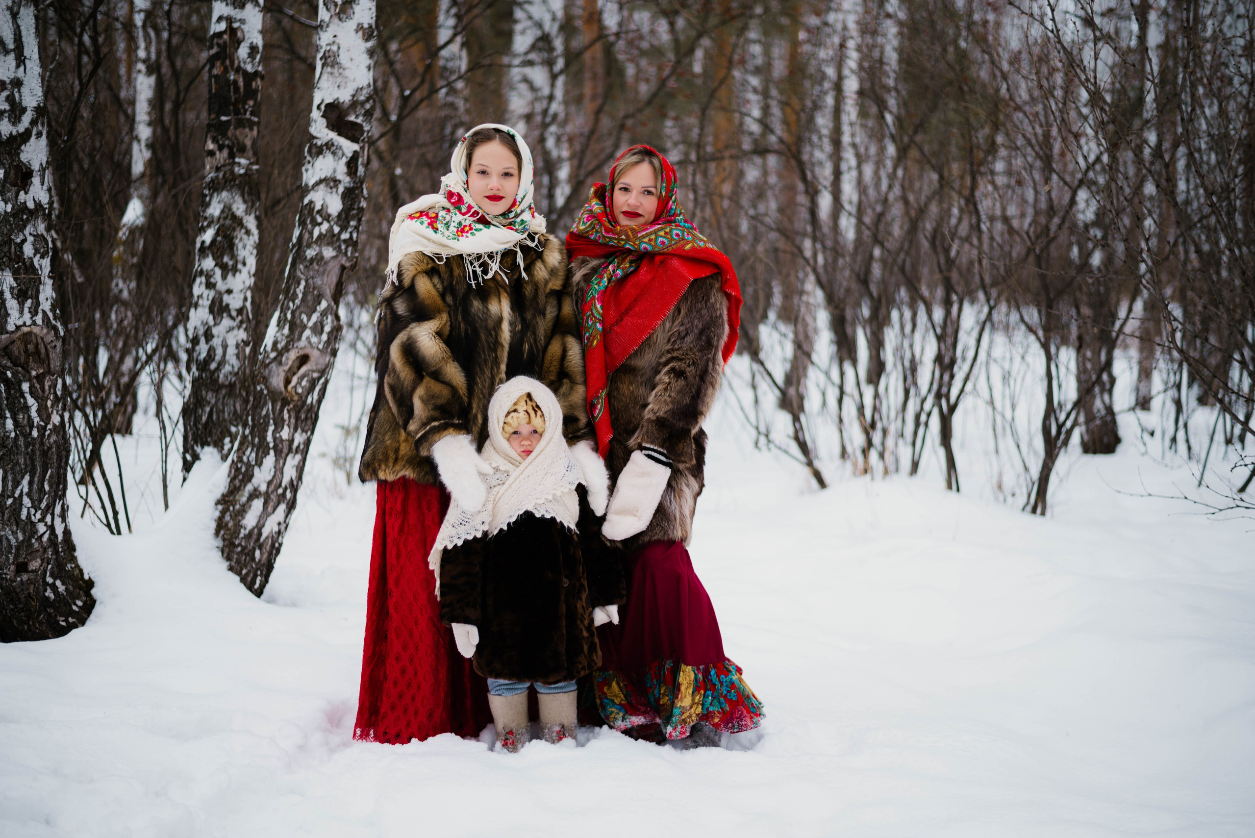 Семейная прогулочная фотосессия