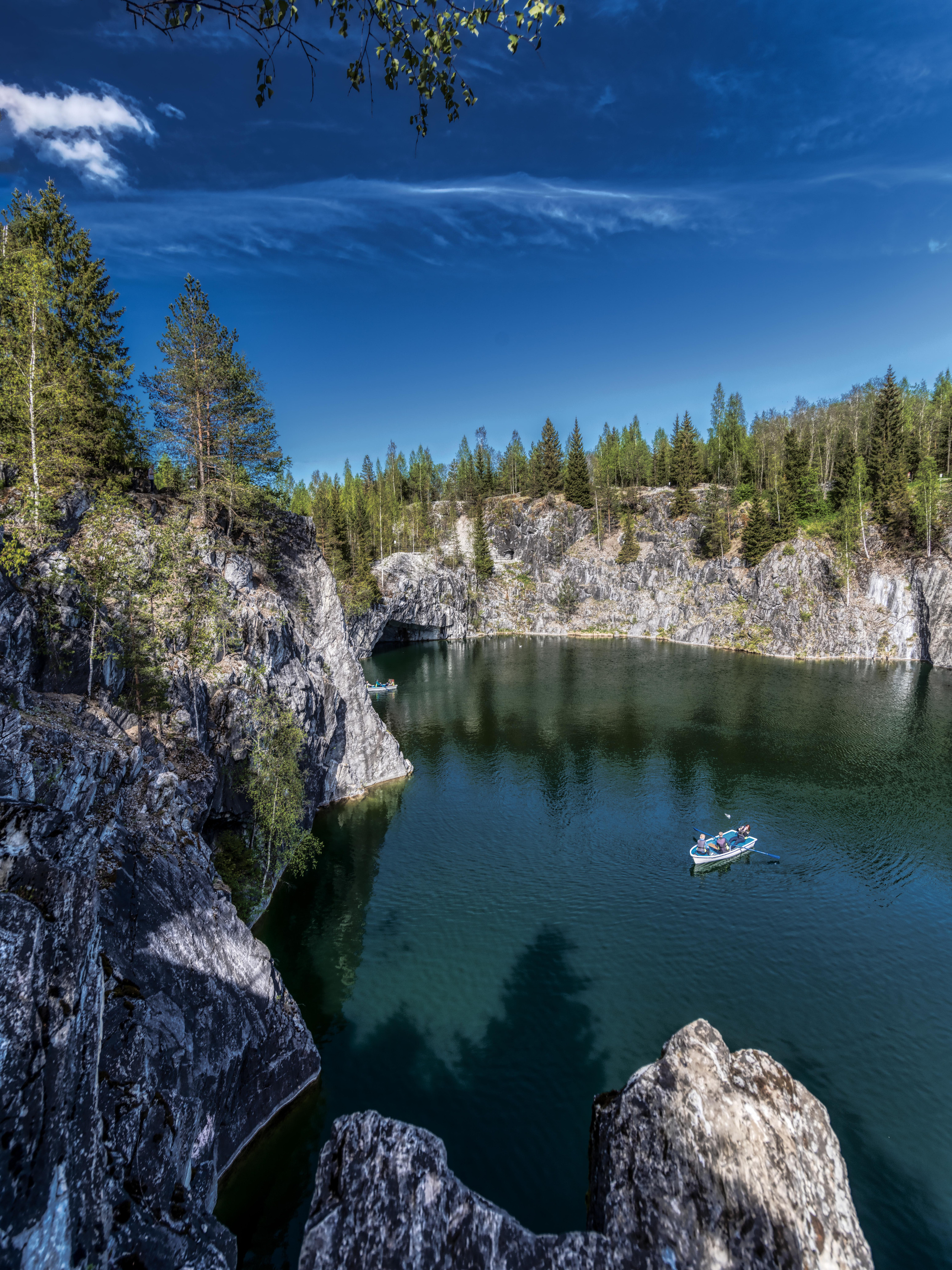 Карелия. Мраморные озера Рускеала