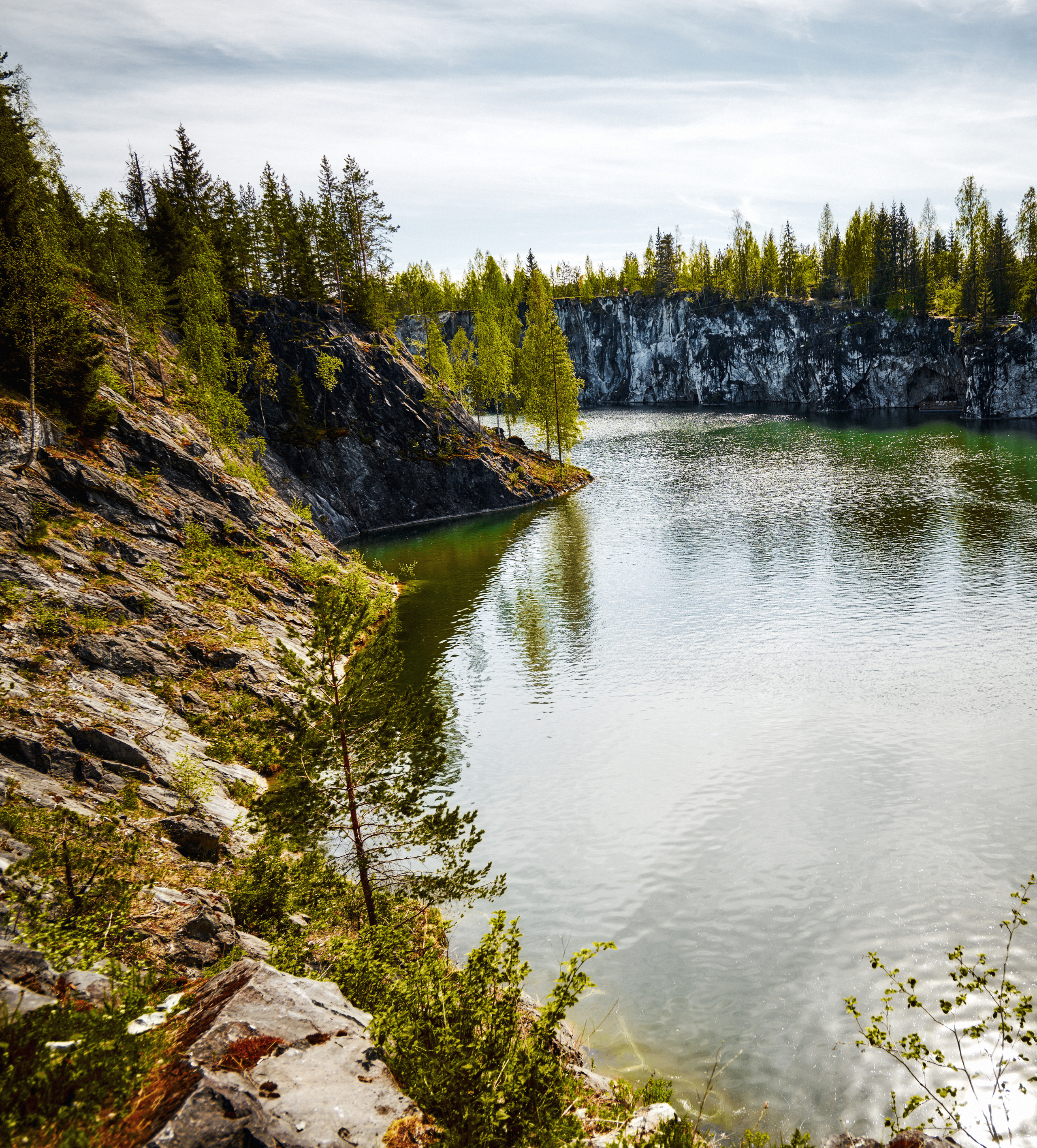 Карелия. Мраморные озера Рускеала