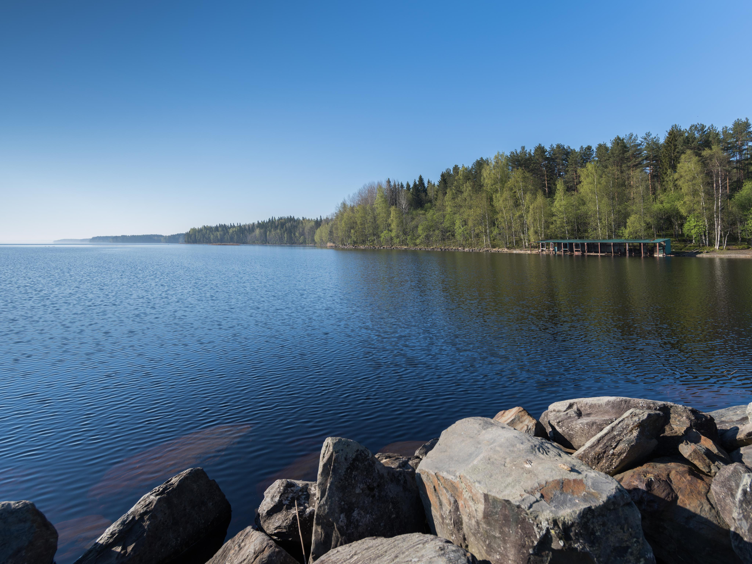 Пансионат Черные камни, раннее утро