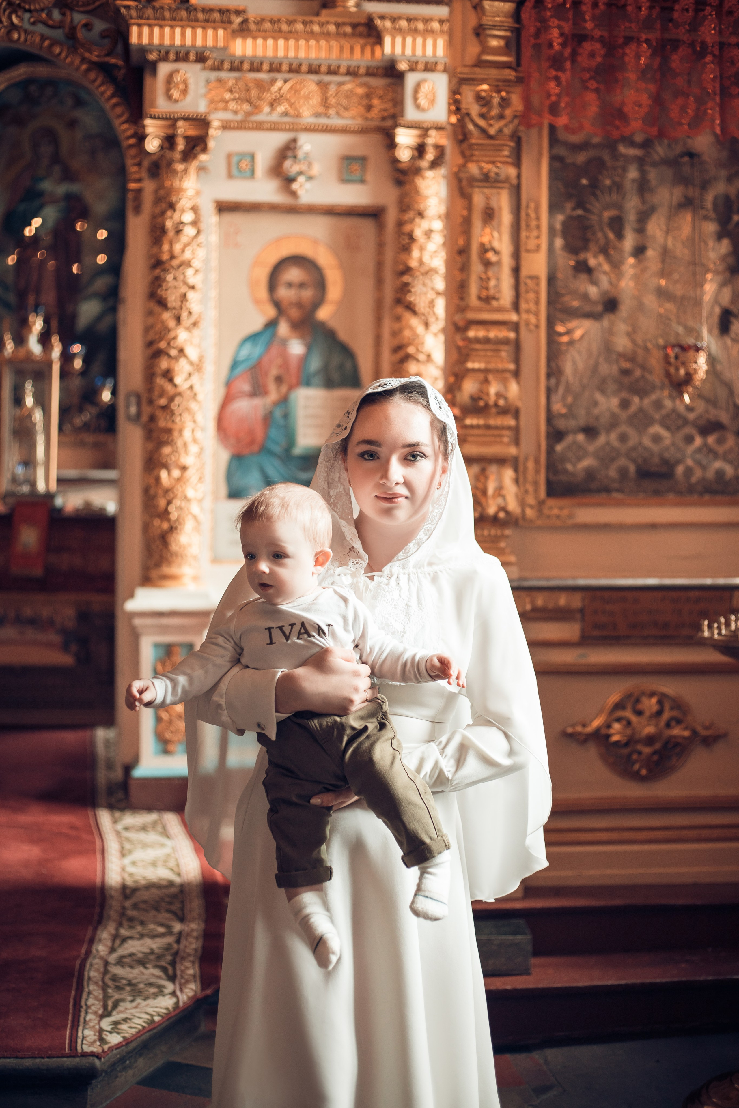 Таинство Крещения Ивана. Борисо-Глебский кафедральный собор. Семейный фотограф в Рязани и Рязанской области