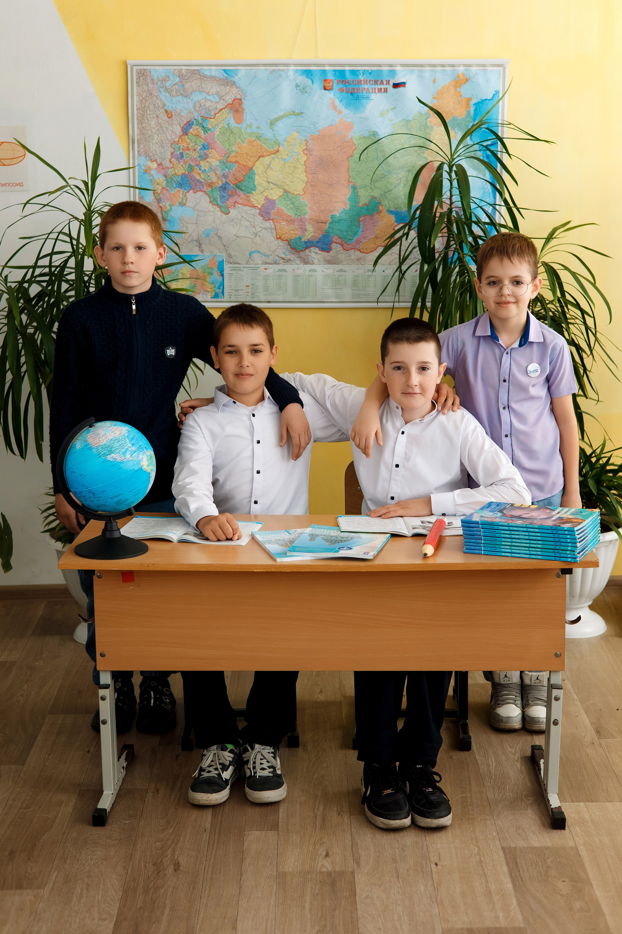 4 класс с. Барабаш. Фотограф Любовь Корниенко, Примоский край