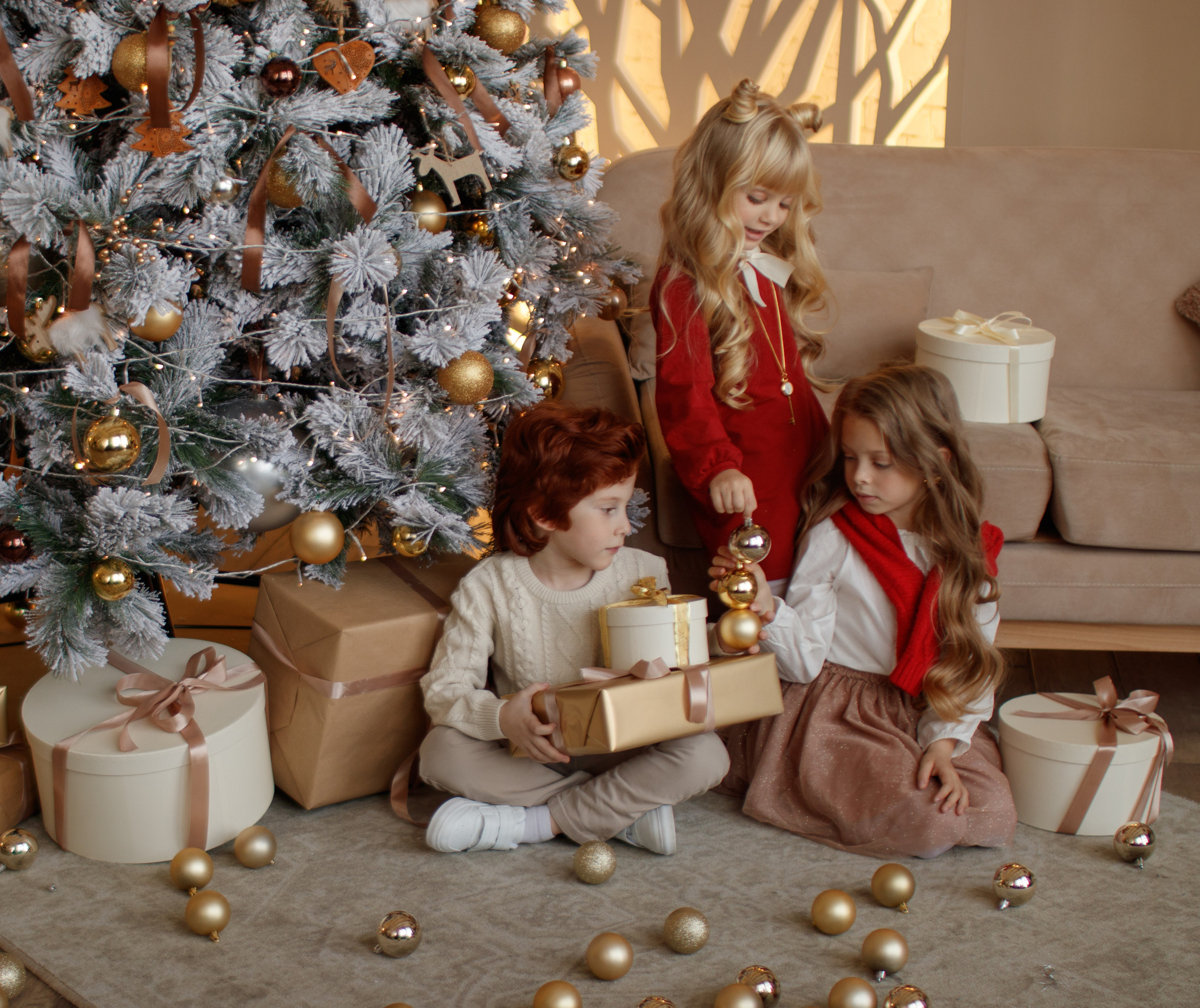 Новогодняя детская съёмка. Женский и семейный фотограф в Москве и Московской области Наталья Минт