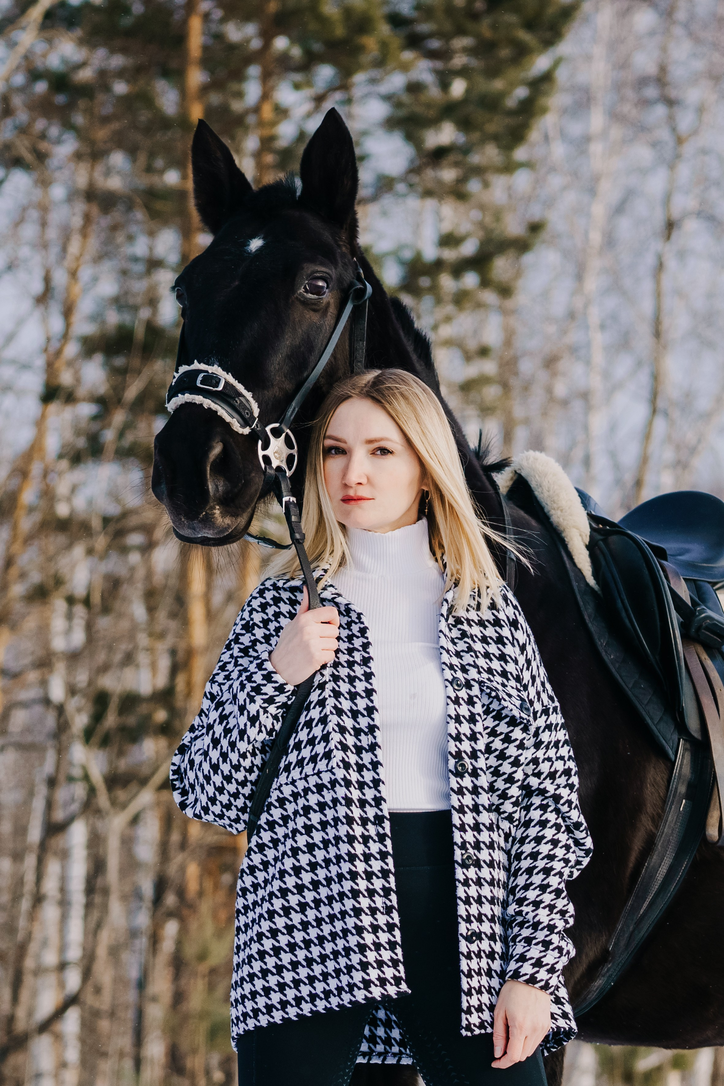 Life with horse. Saamill