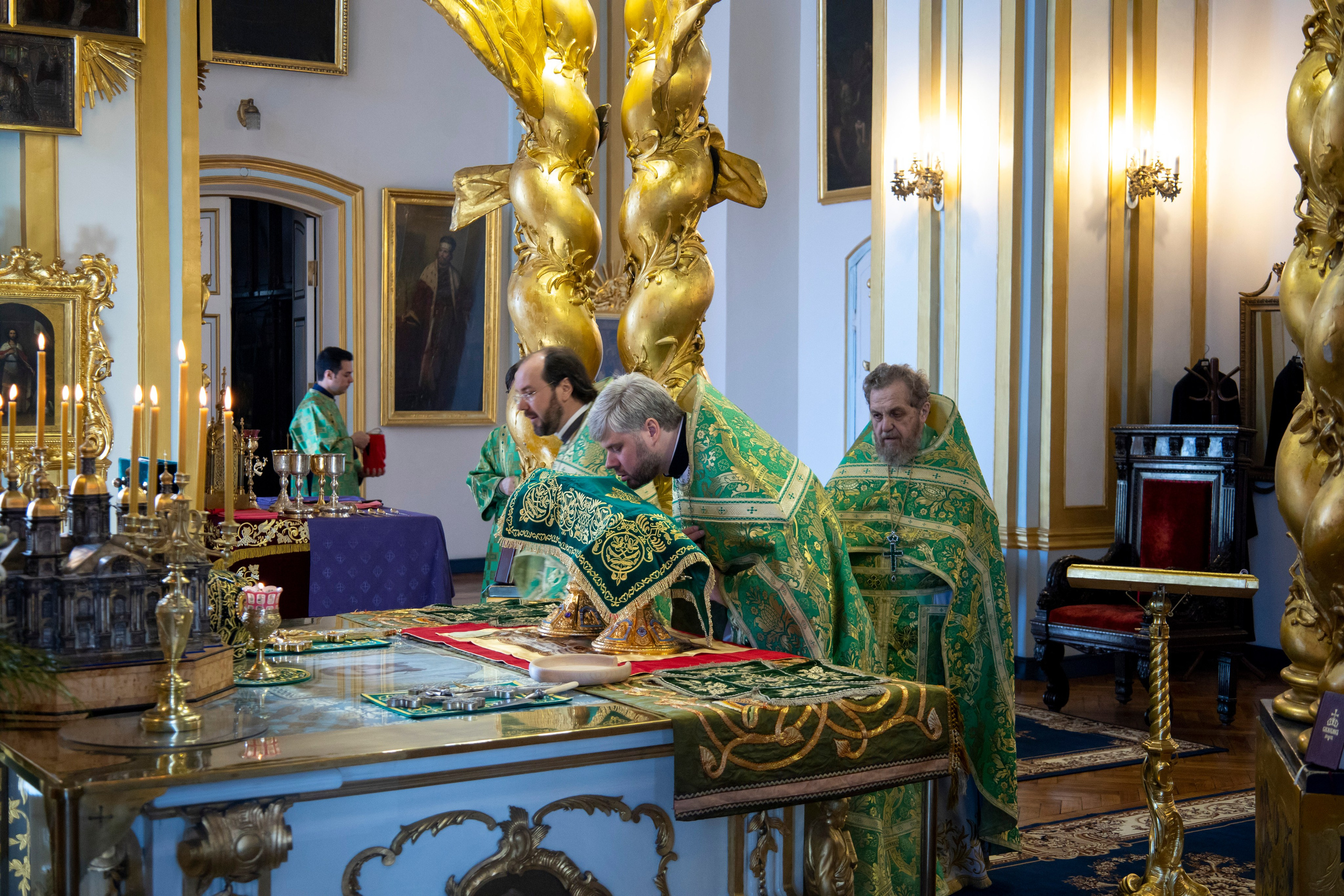 ВХОД ГОСПОДЕНЬ В ИЕРУСАЛИМ. НИКОЛО-БОГОЯВЛЕНСКИЙ МОРСКОЙ СОБОР