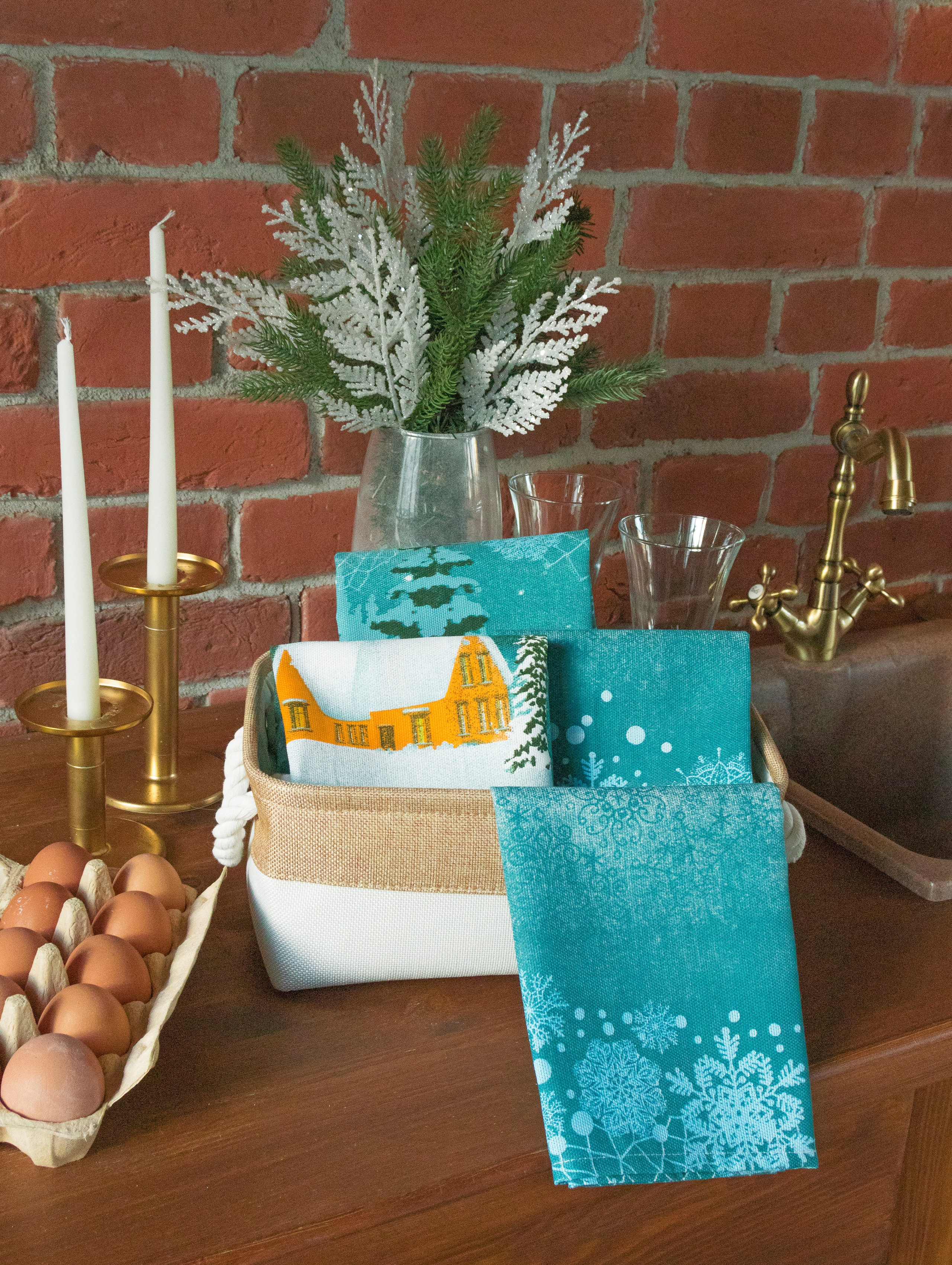 Полотенца набор. Фотостудия для Wildberries Ozon