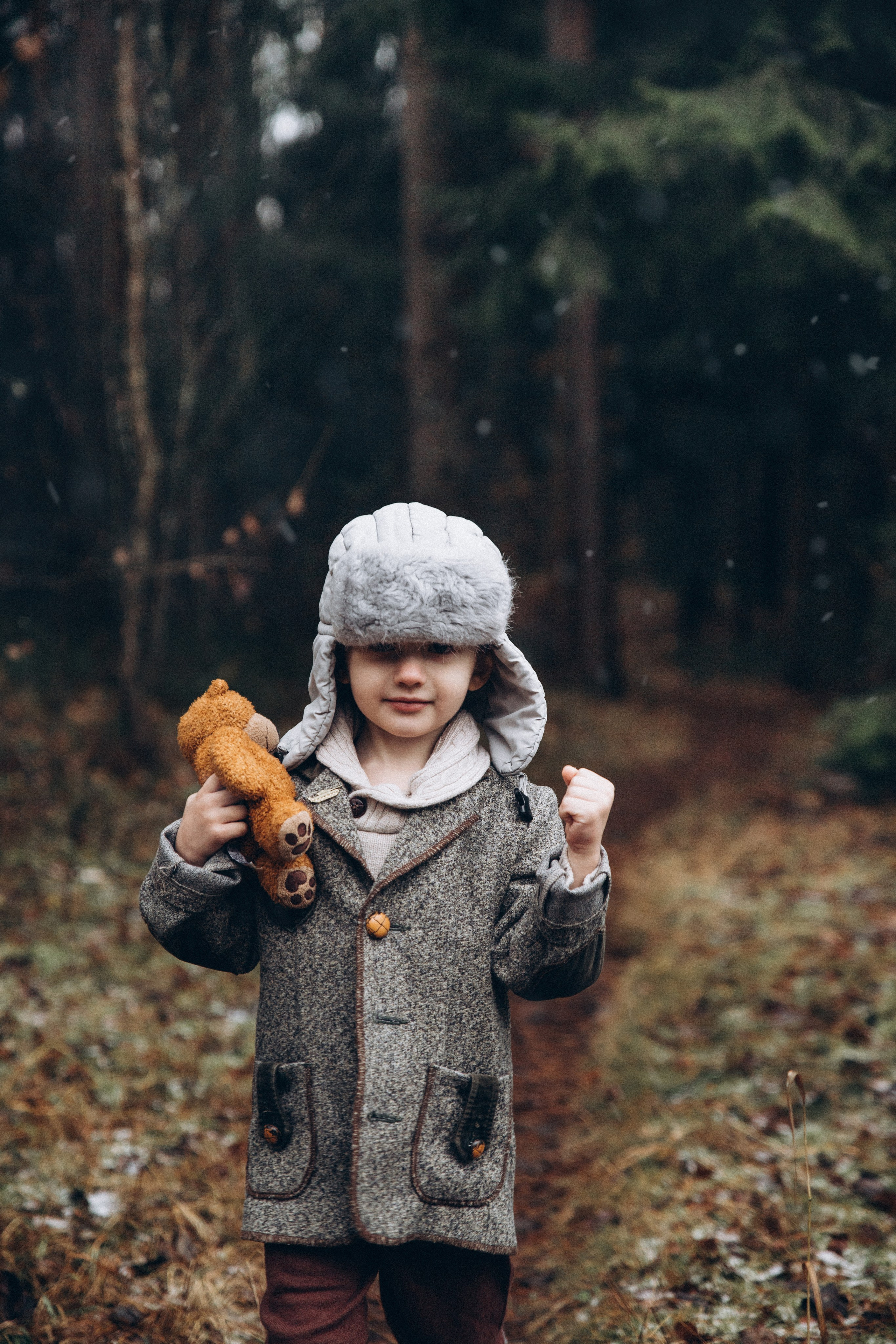 Елка в лесу. Репортажный и детский фотограф в Минске