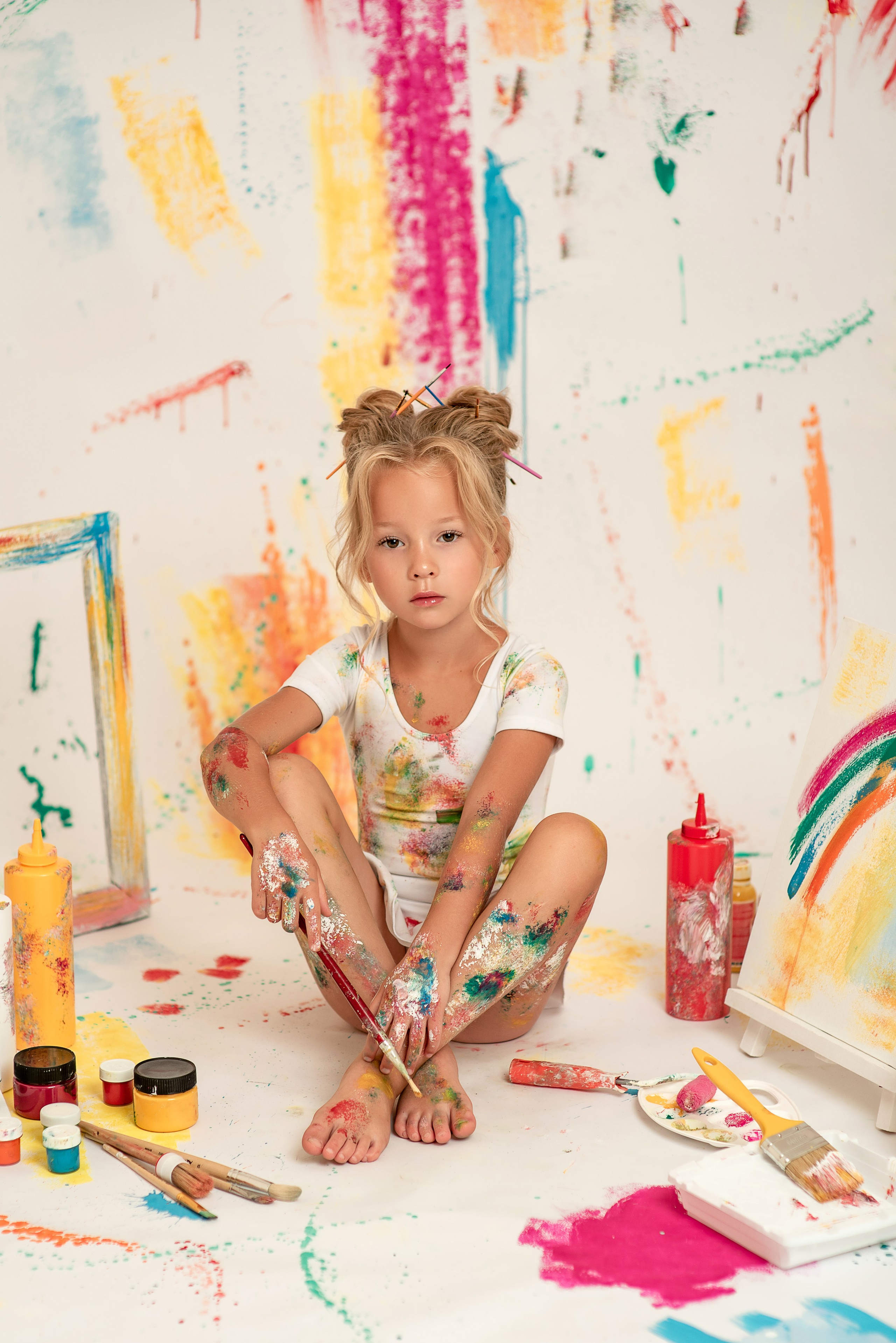 Полина краски. Семейный и детский фотограф Наталья Горда