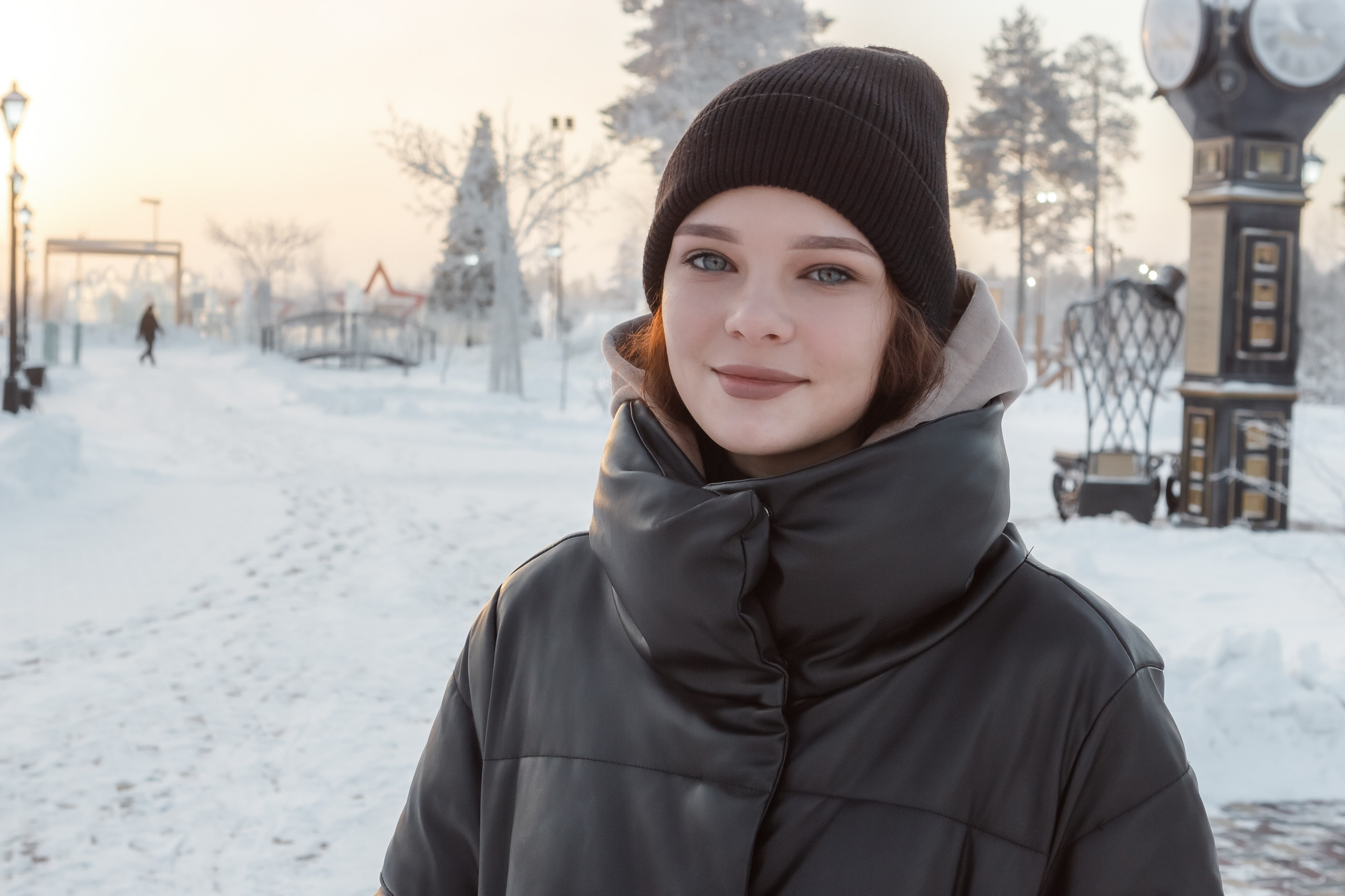 Ангелина в -38. Фотограф Губкинского