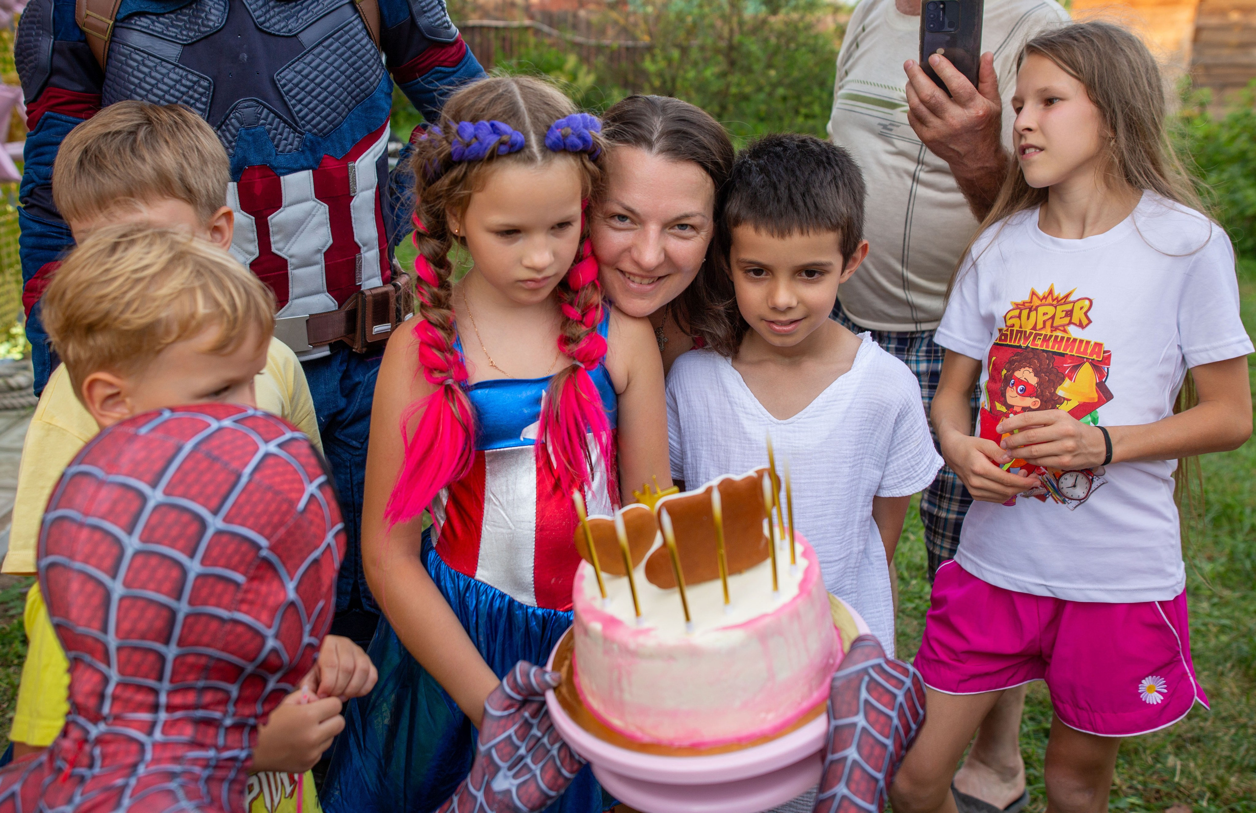 День рождения Насти. Пенная вечеринка. Семейный и детский фотограф Анна Петракова