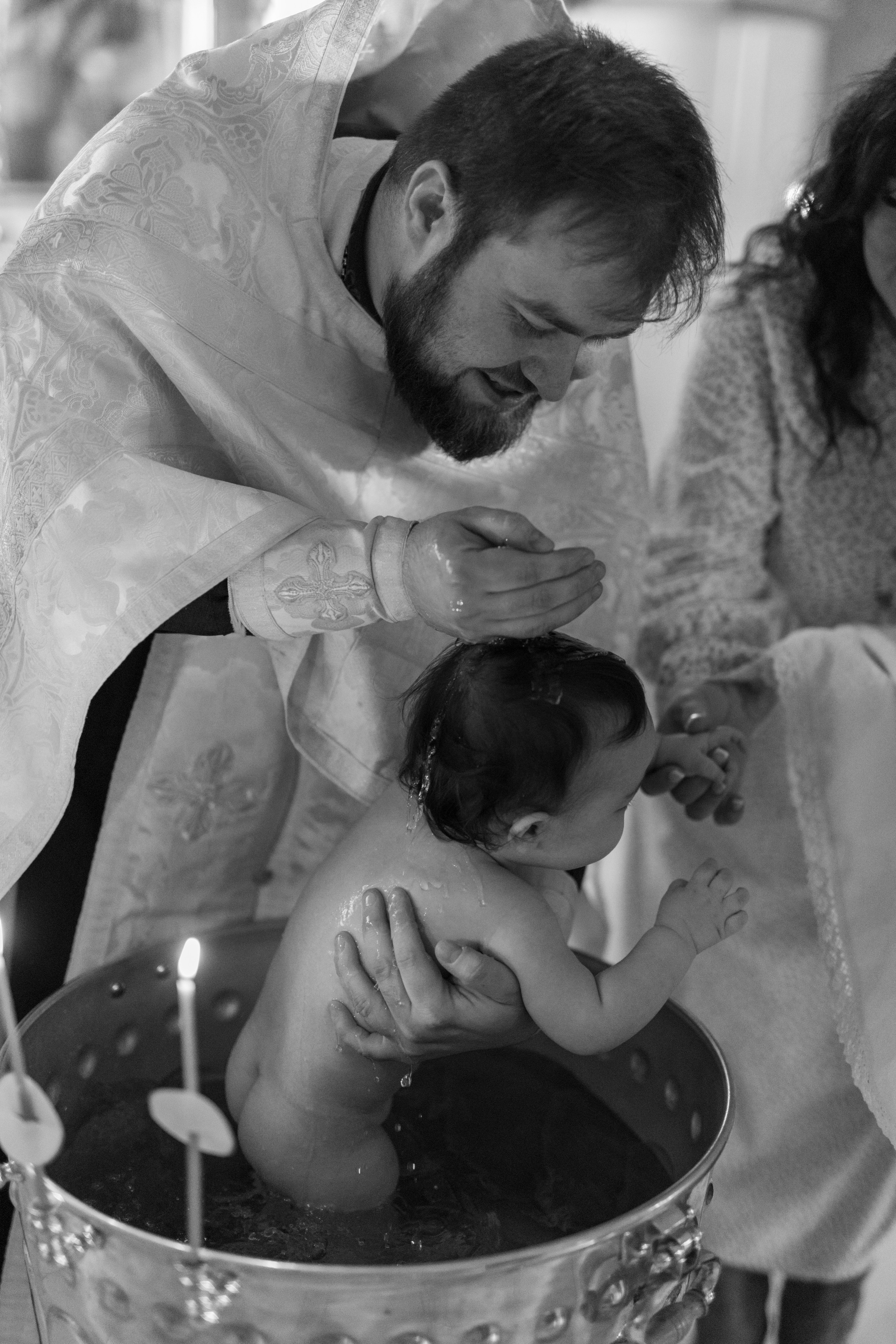 Таинство Крещения Мишель. Фотограф новорождённых Newborn Москва