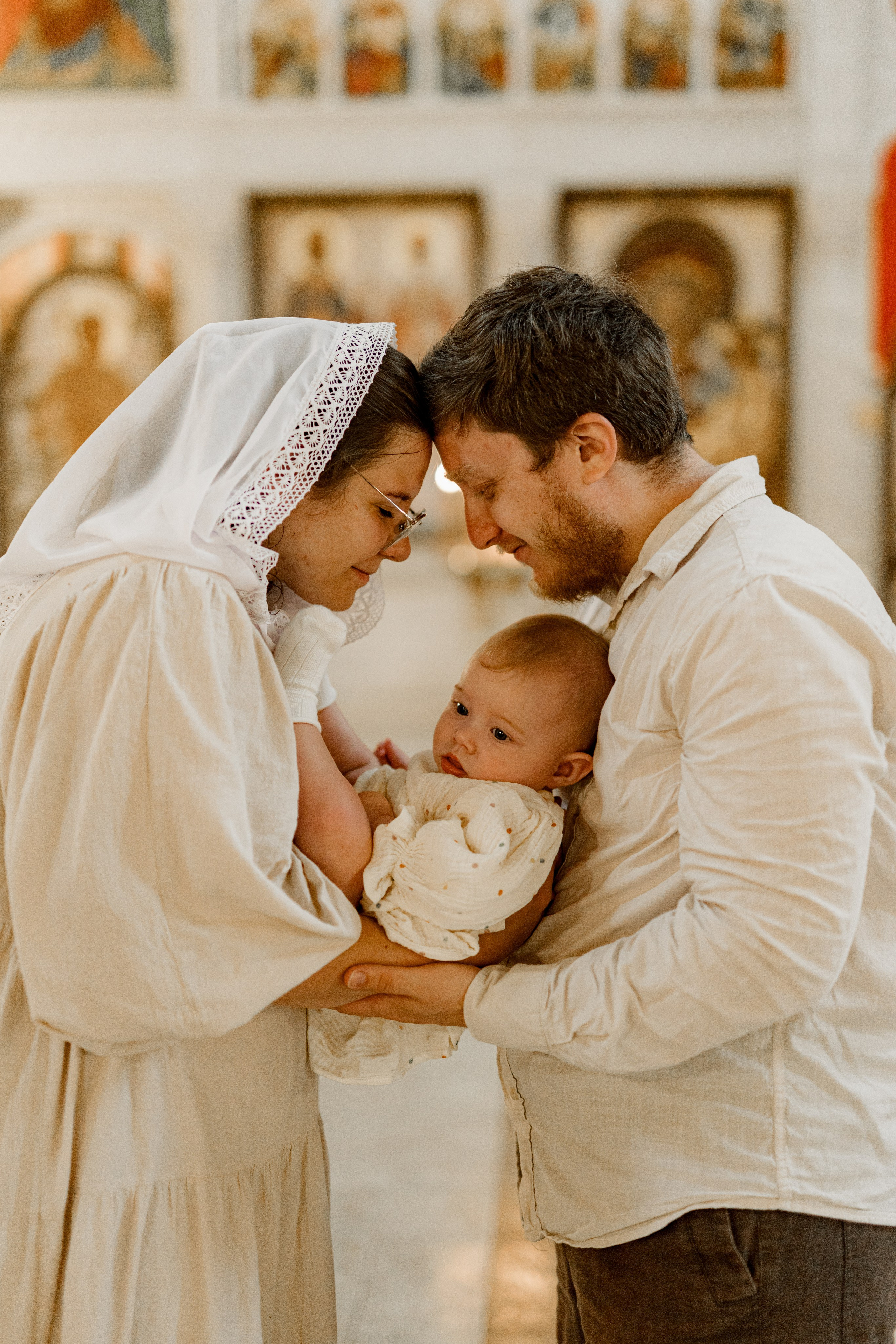Таинство Крещения Веры. Фотограф новорождённых Newborn Москва