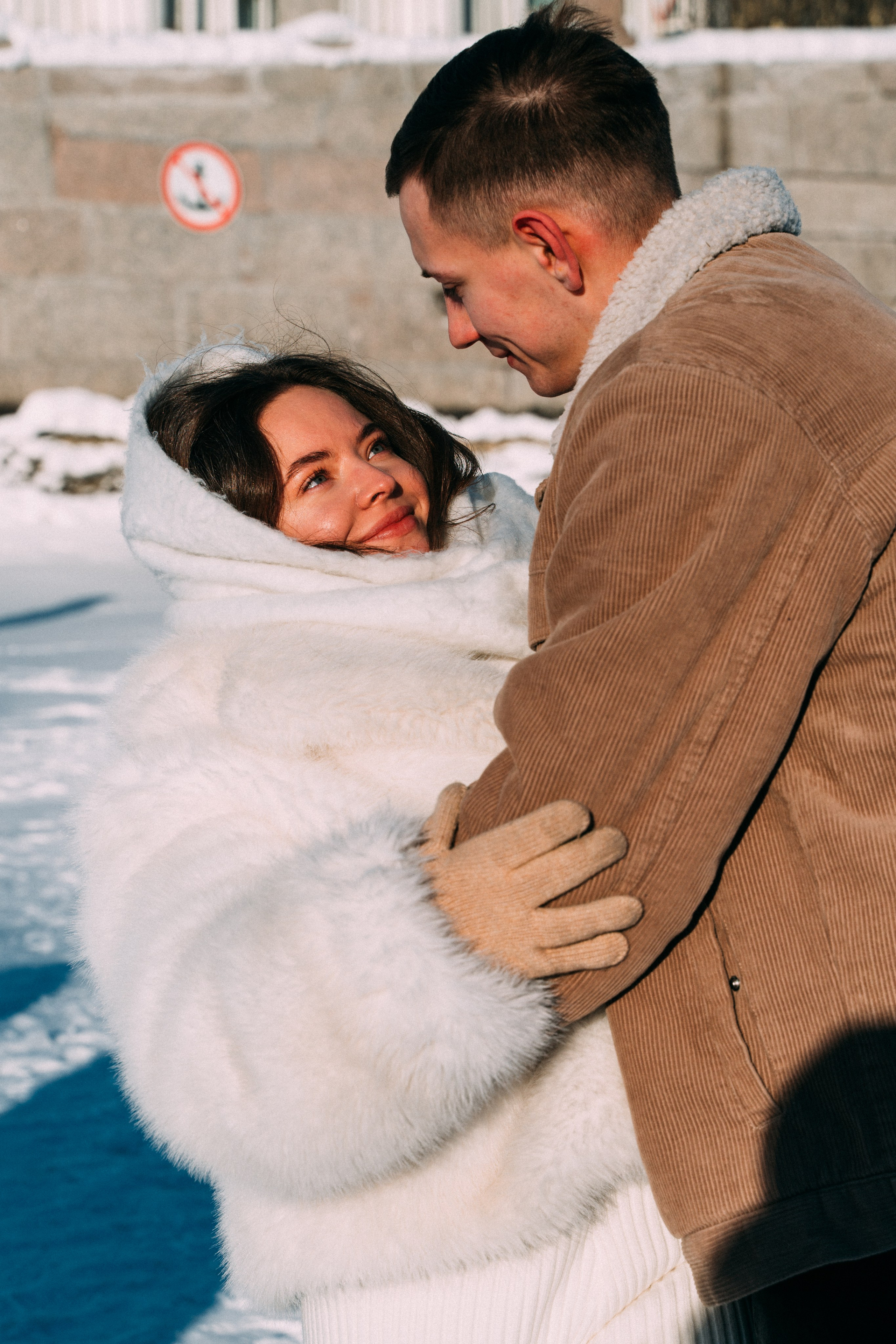 Лавстори на льду по рекам и каналам Санкт-Петербурга