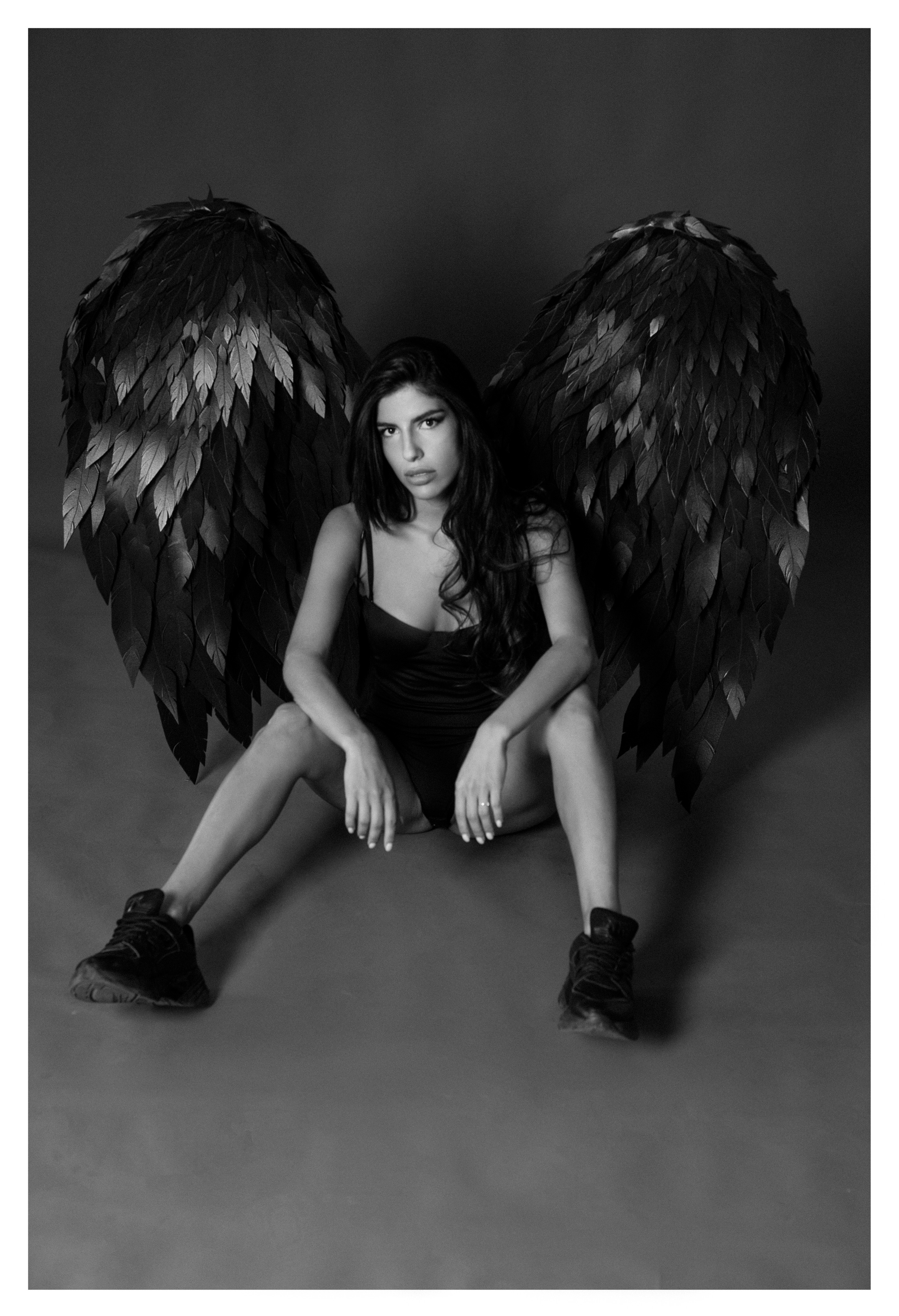 Фотосессия Марии в роли Ангела