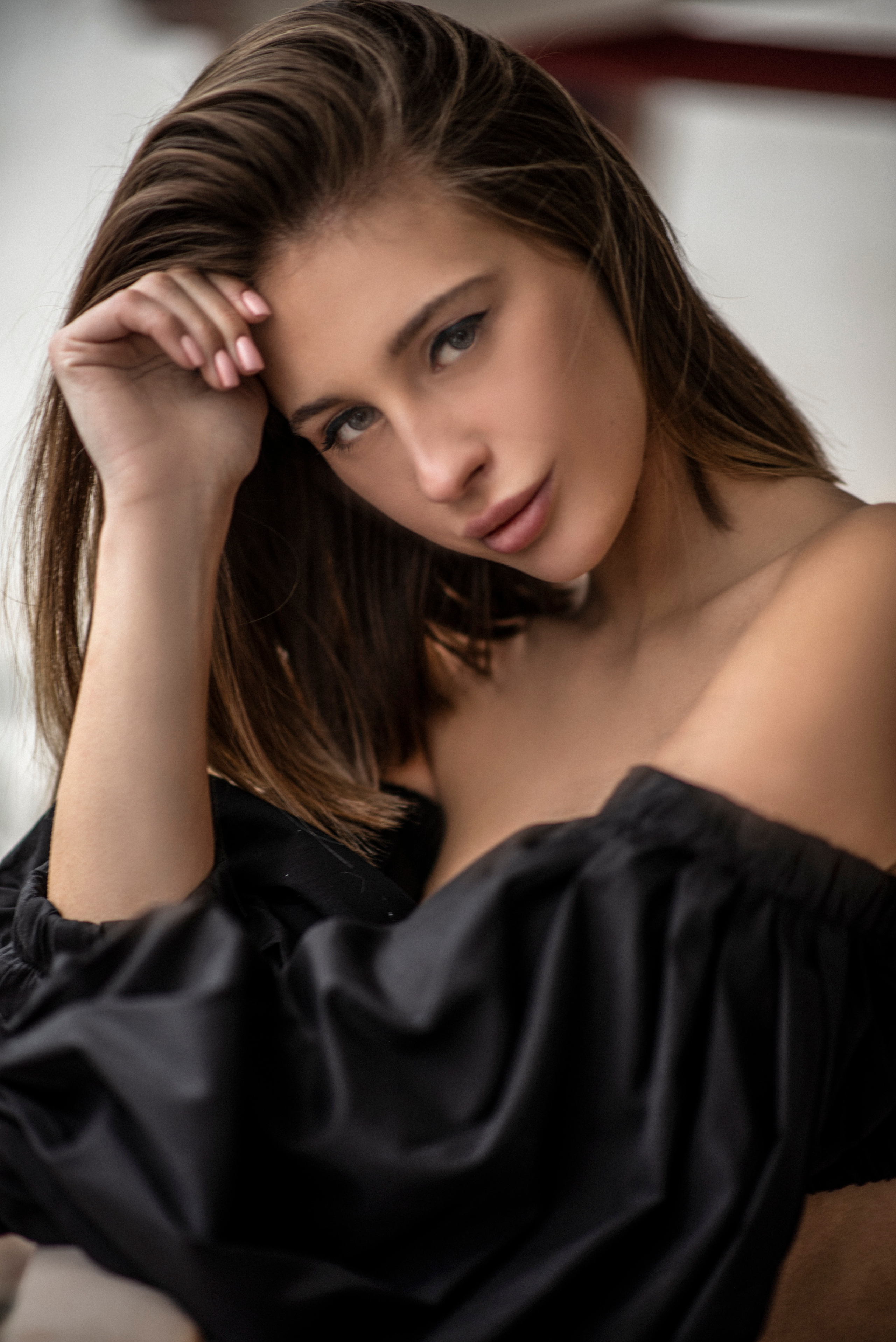 Портретная сьемка Катерины в различных позицях