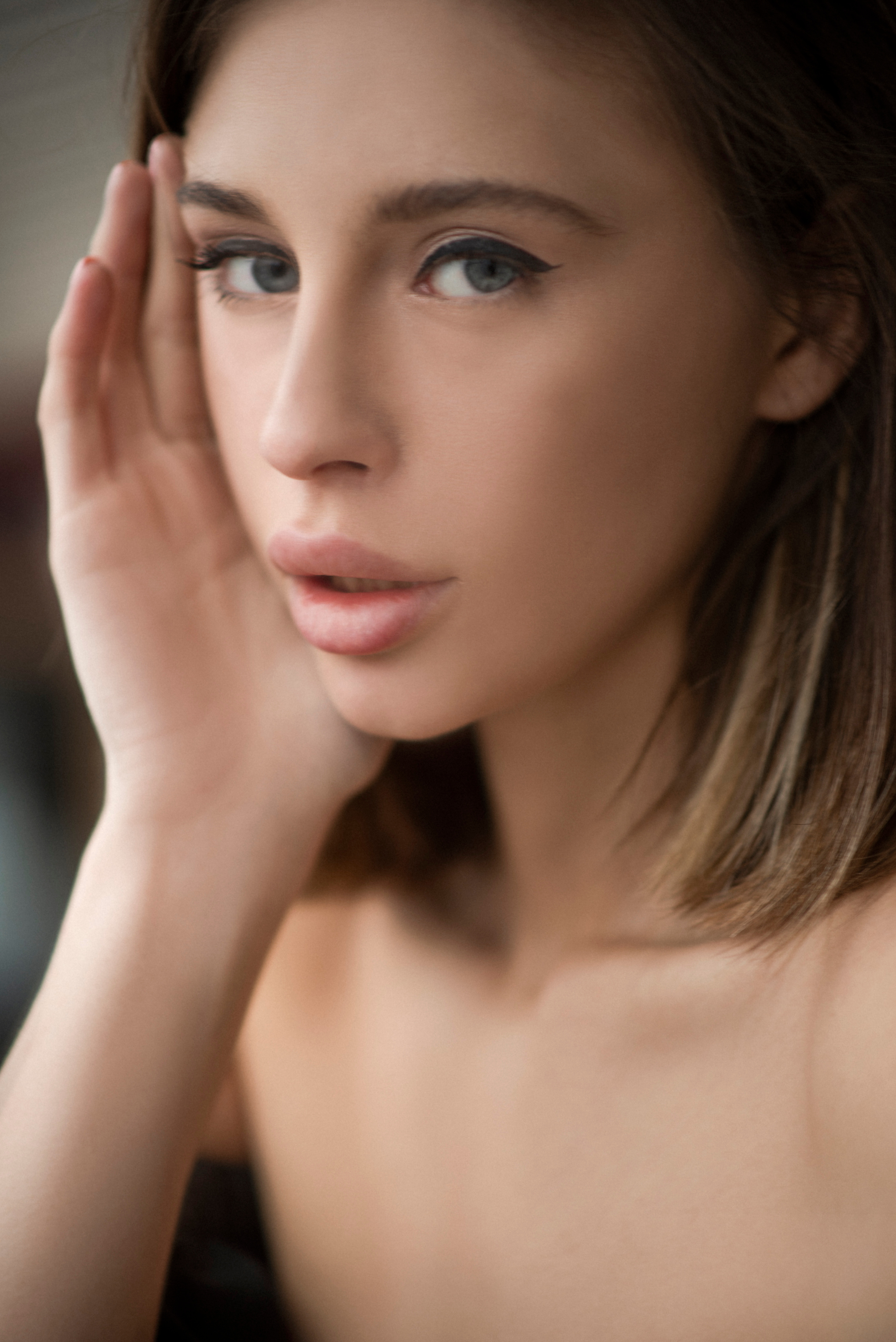 Портретная сьемка Катерины в различных позицях