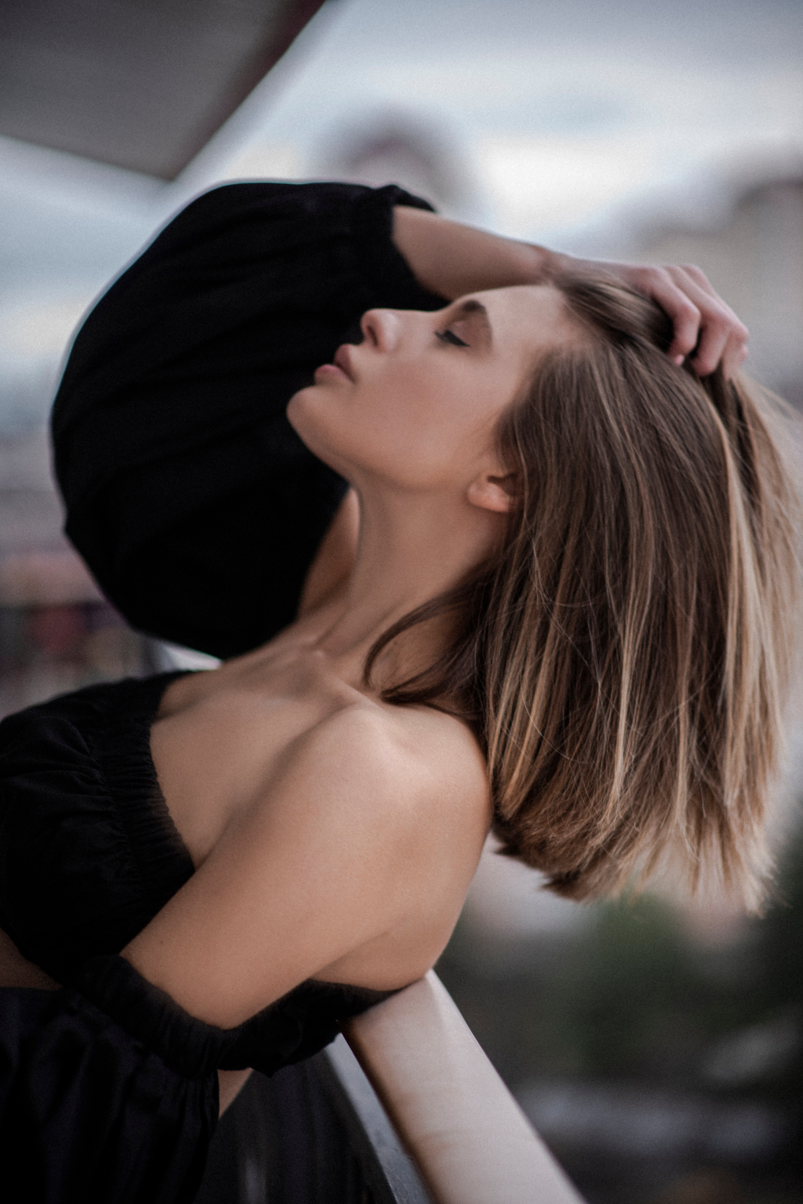 Портретная сьемка Катерины в различных позицях