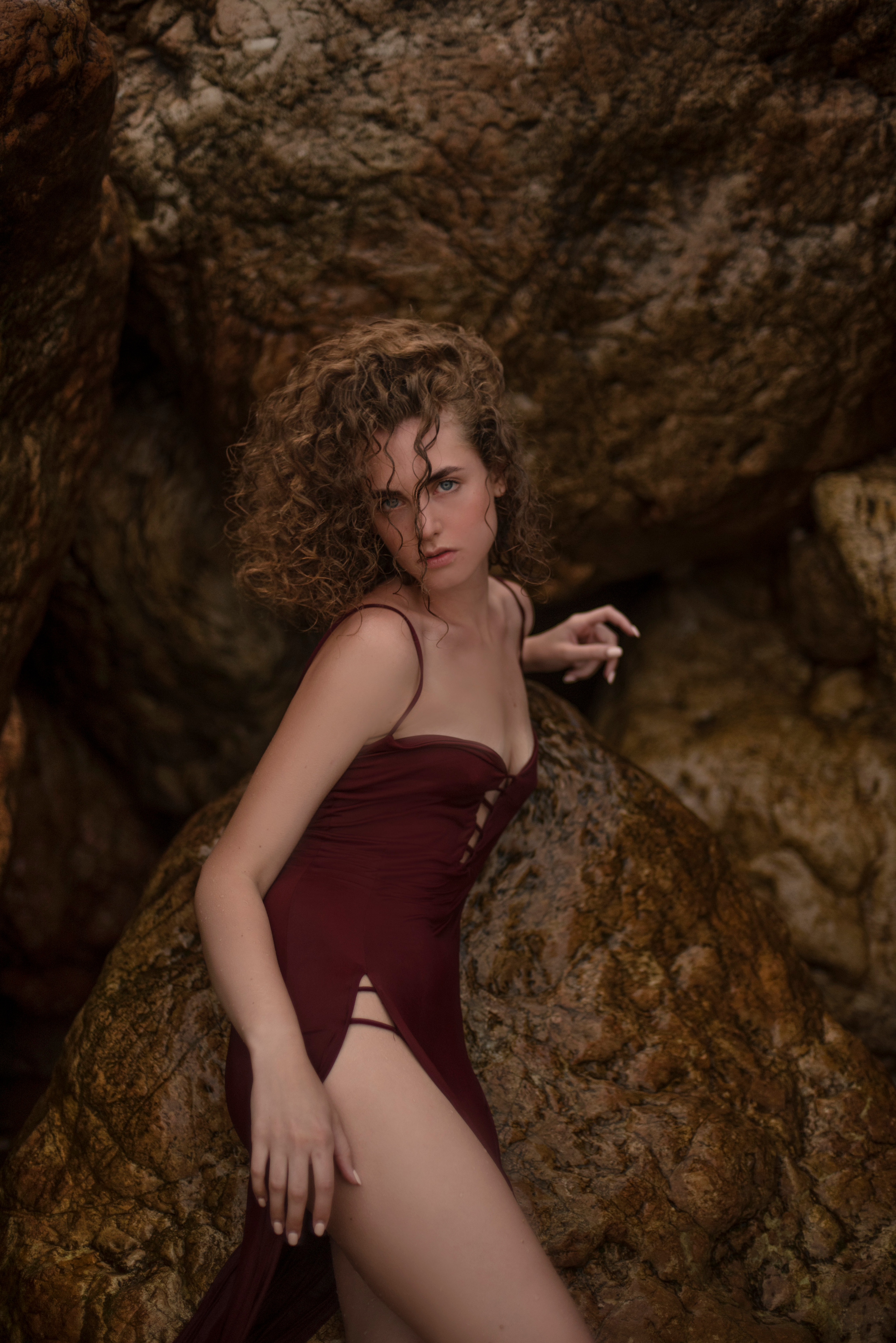 Фотосессия Елены на Крымском пляже у моря