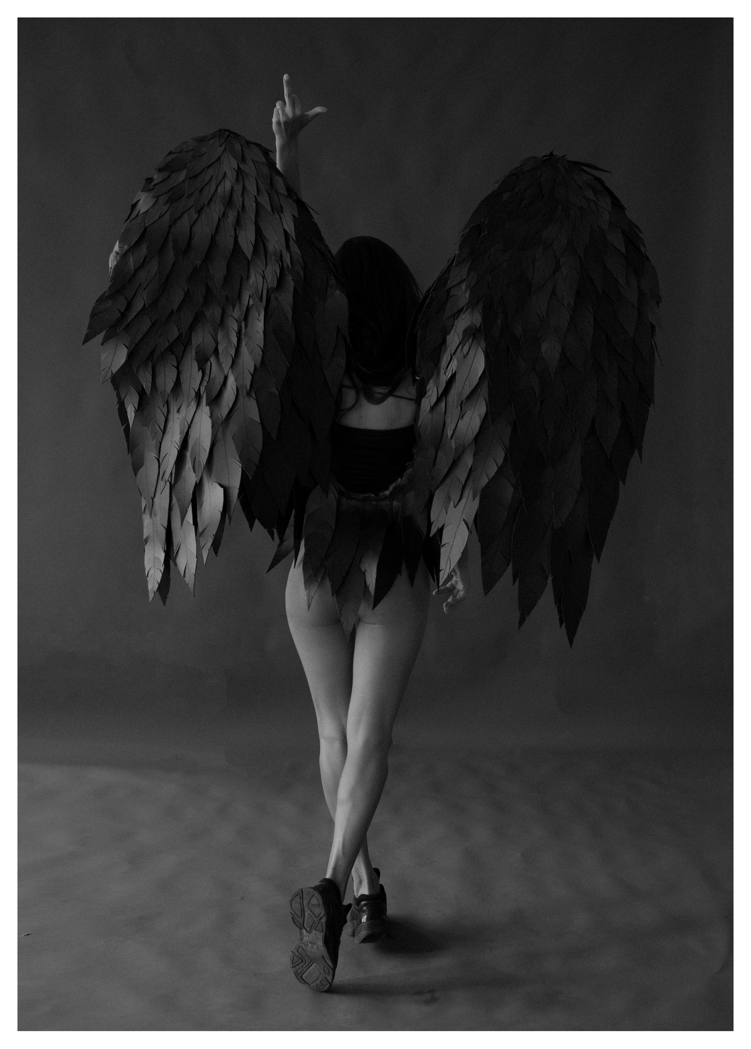 Фотосессия Марии в роли Ангела