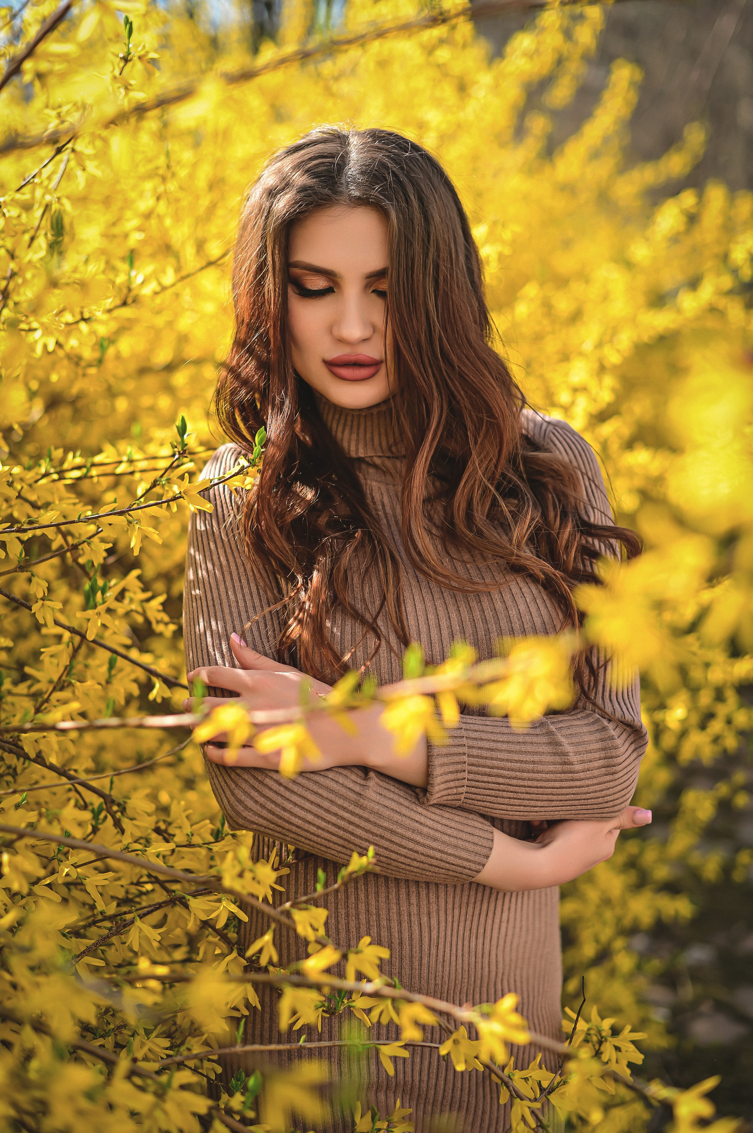 Весна. Съемка в цветении. Семейный и свадебный фотограф в Донецке Донская Анастасия